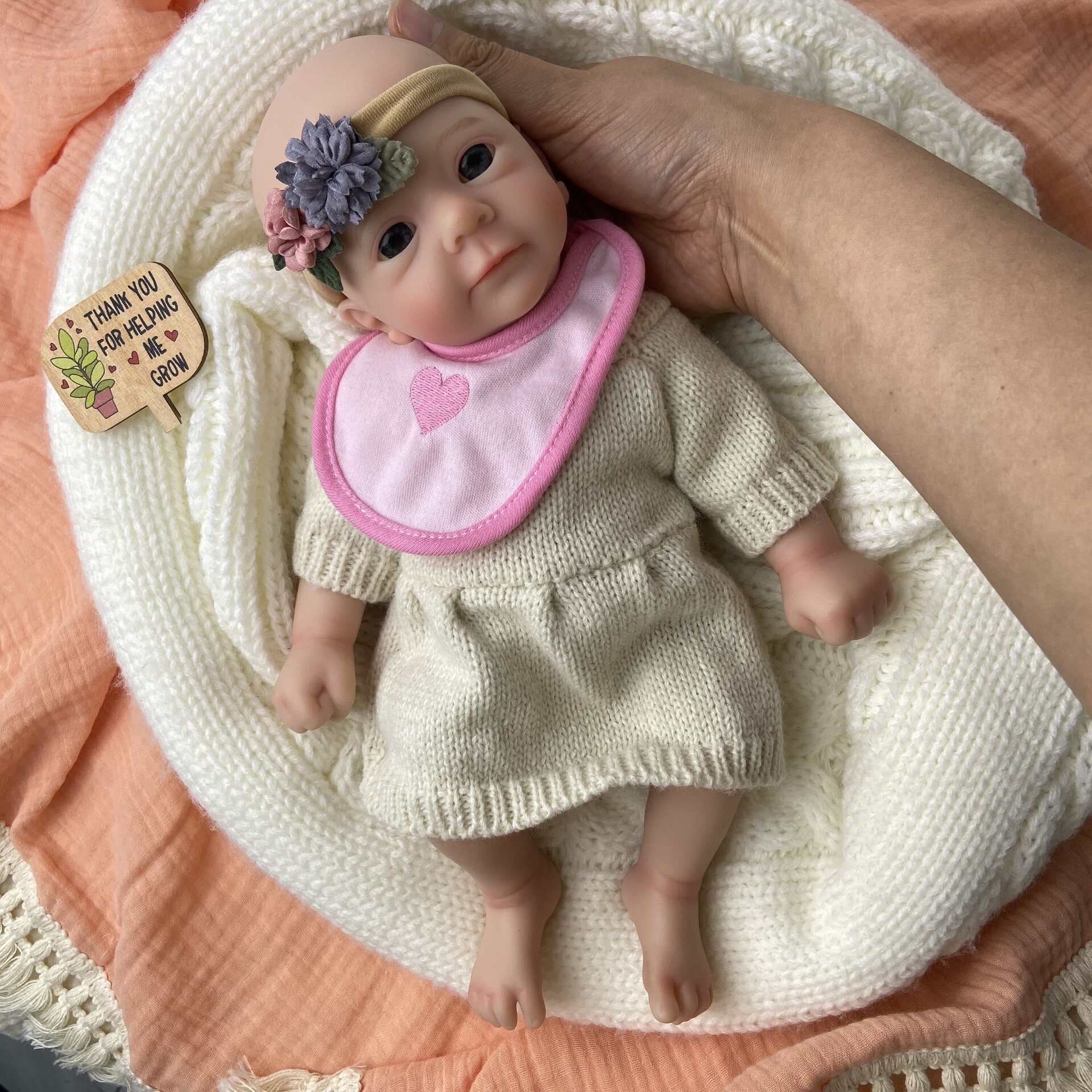 Bebé Reborn Adela - 30 cm de Silicona Blanda Realista - 2