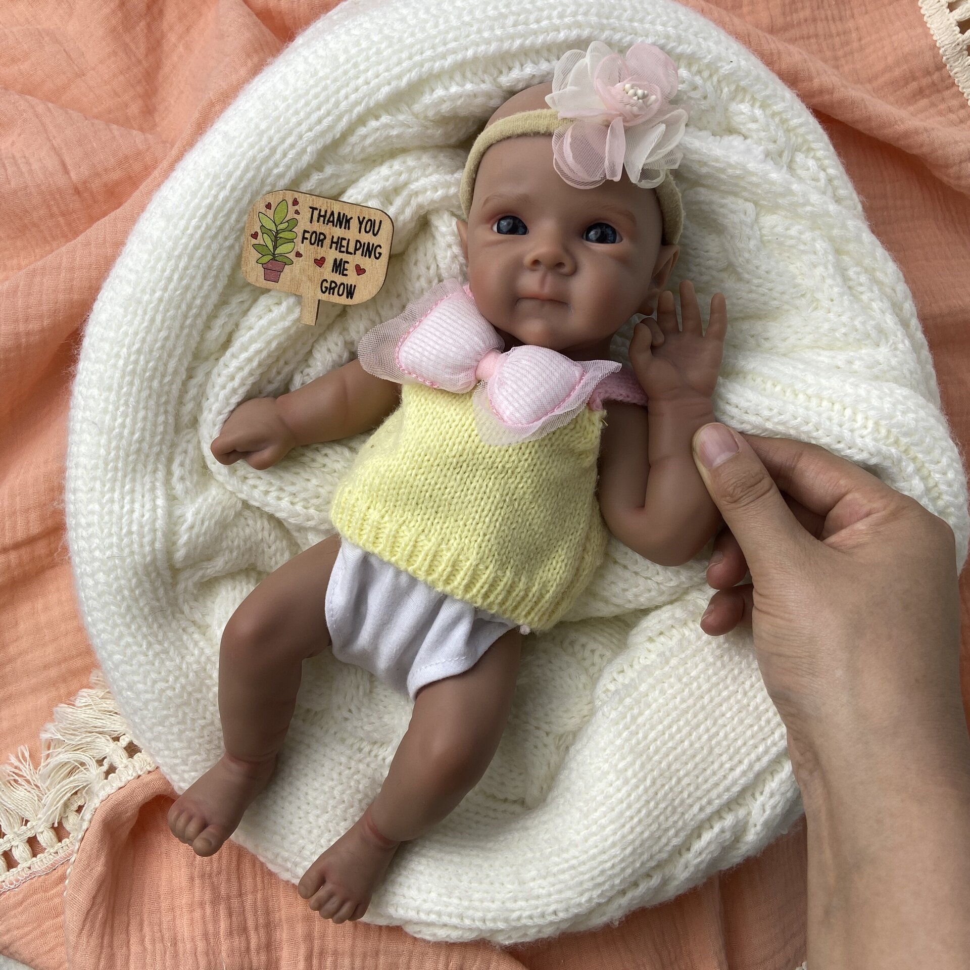 Bebé Reborn Melisa - 30 cm de Silicona Blanda Realista - 8