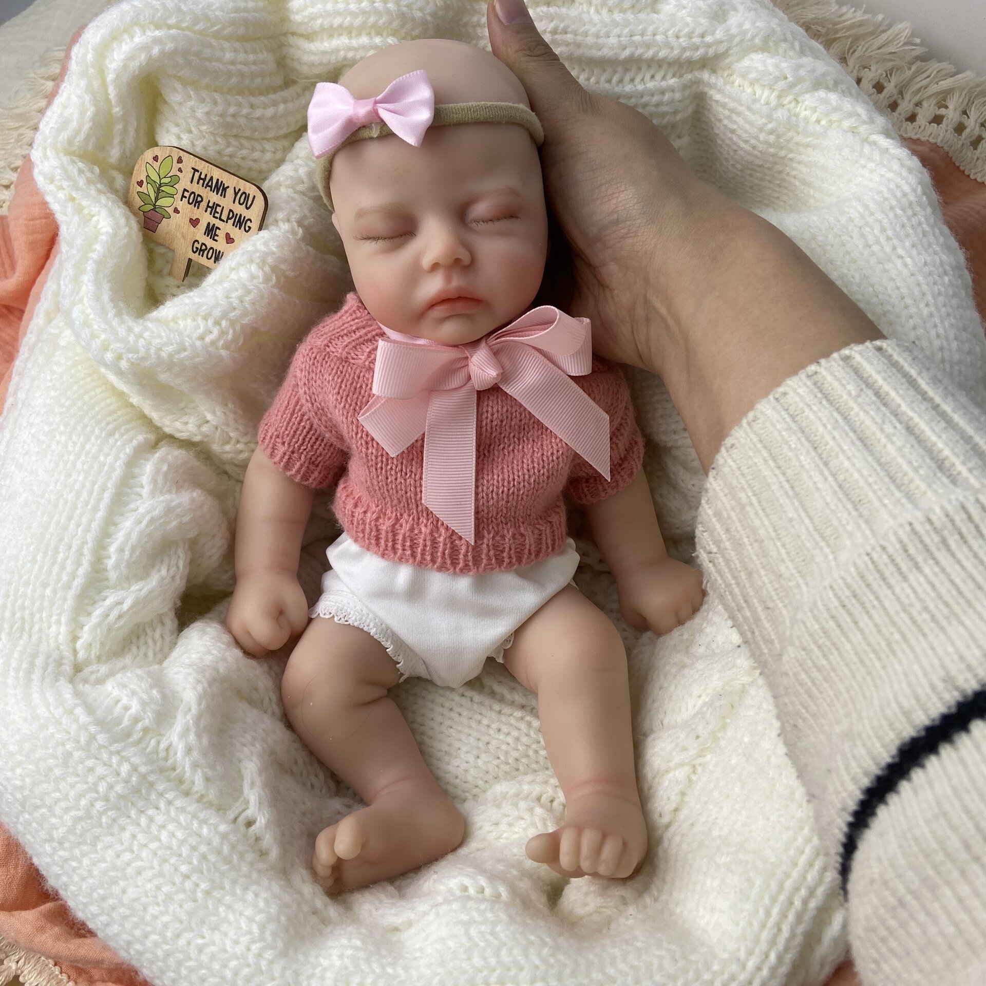 Bebé Reborn Jana - 30 cm de Silicona Blanda Realista - 8