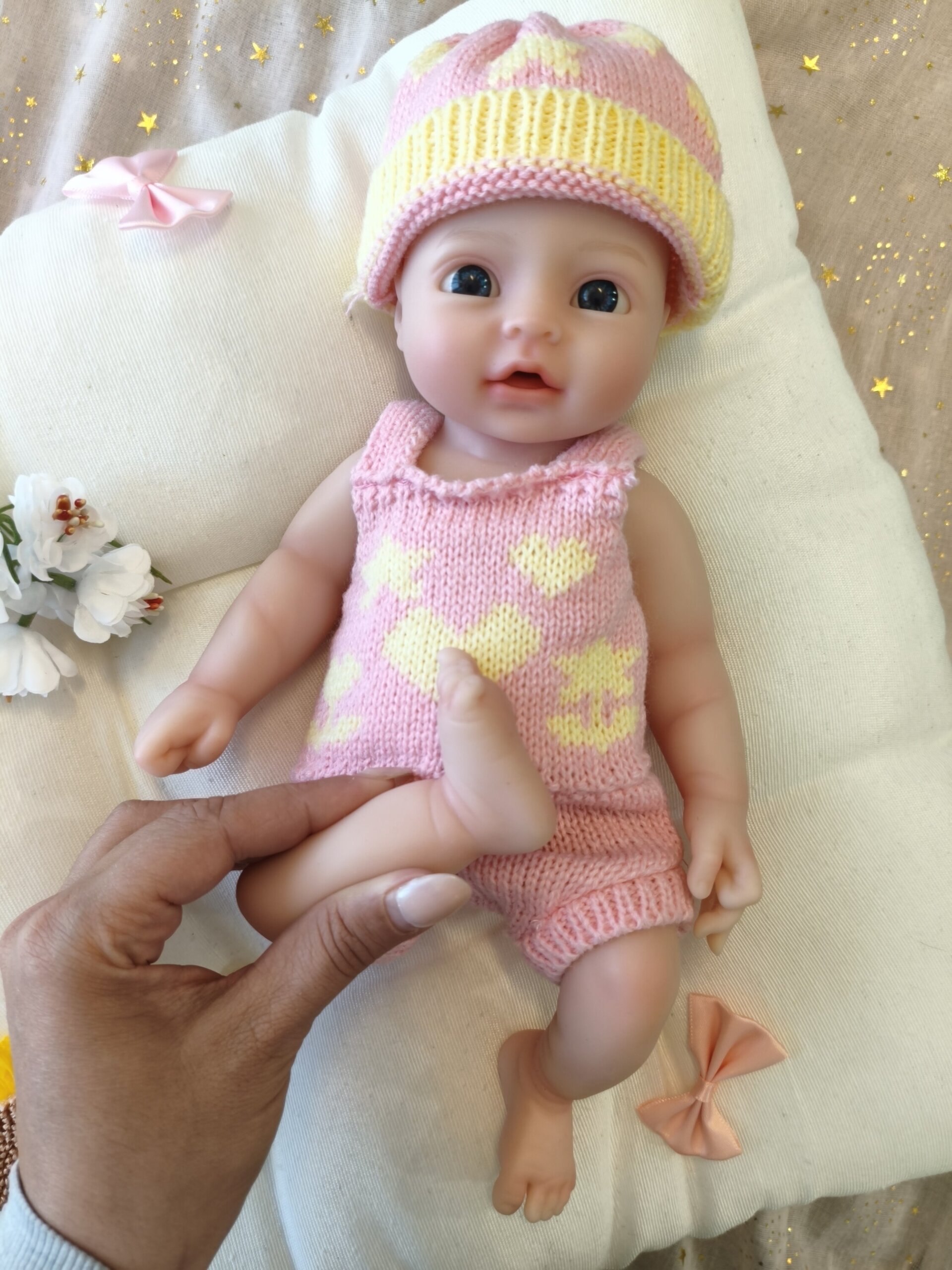 Bebé Reborn Sara - 30 cm de Silicona Blanda Realista - 5