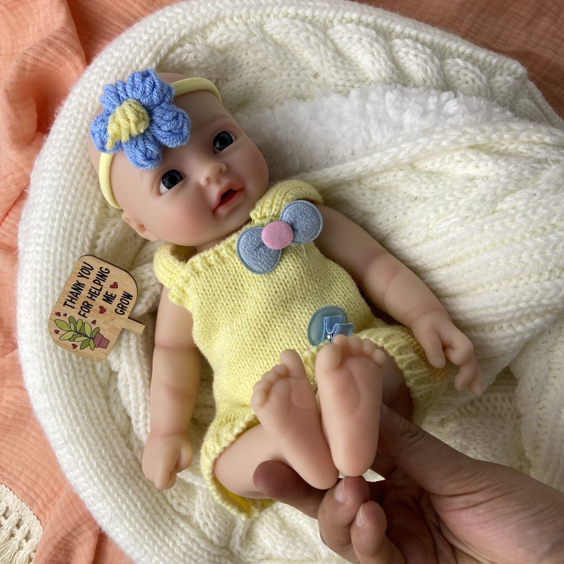 Bebé Reborn Irene - 30 cm de Silicona Blanda Realista - 6