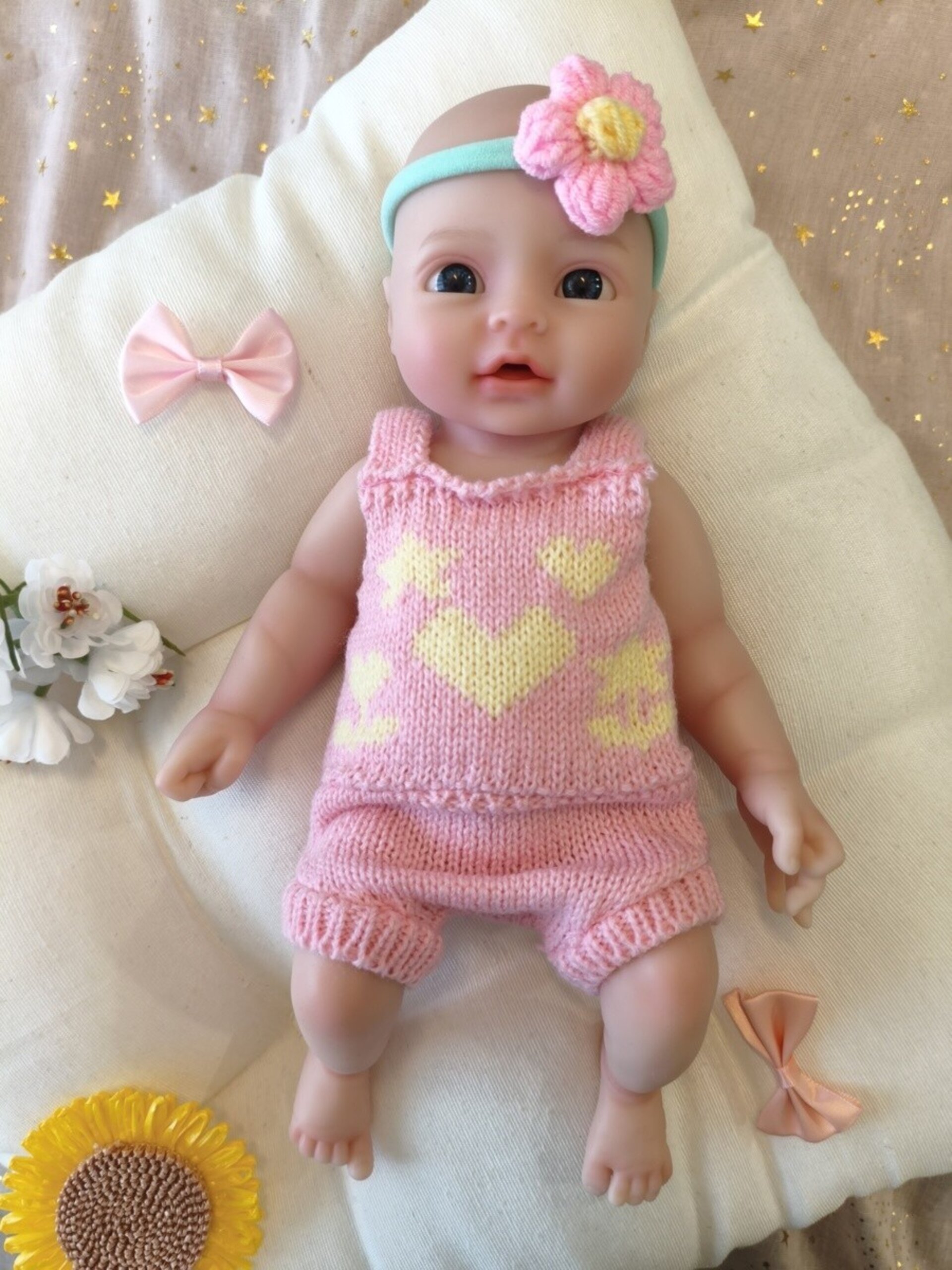 Bebé Reborn Sara - 30 cm de Silicona Blanda Realista - 1