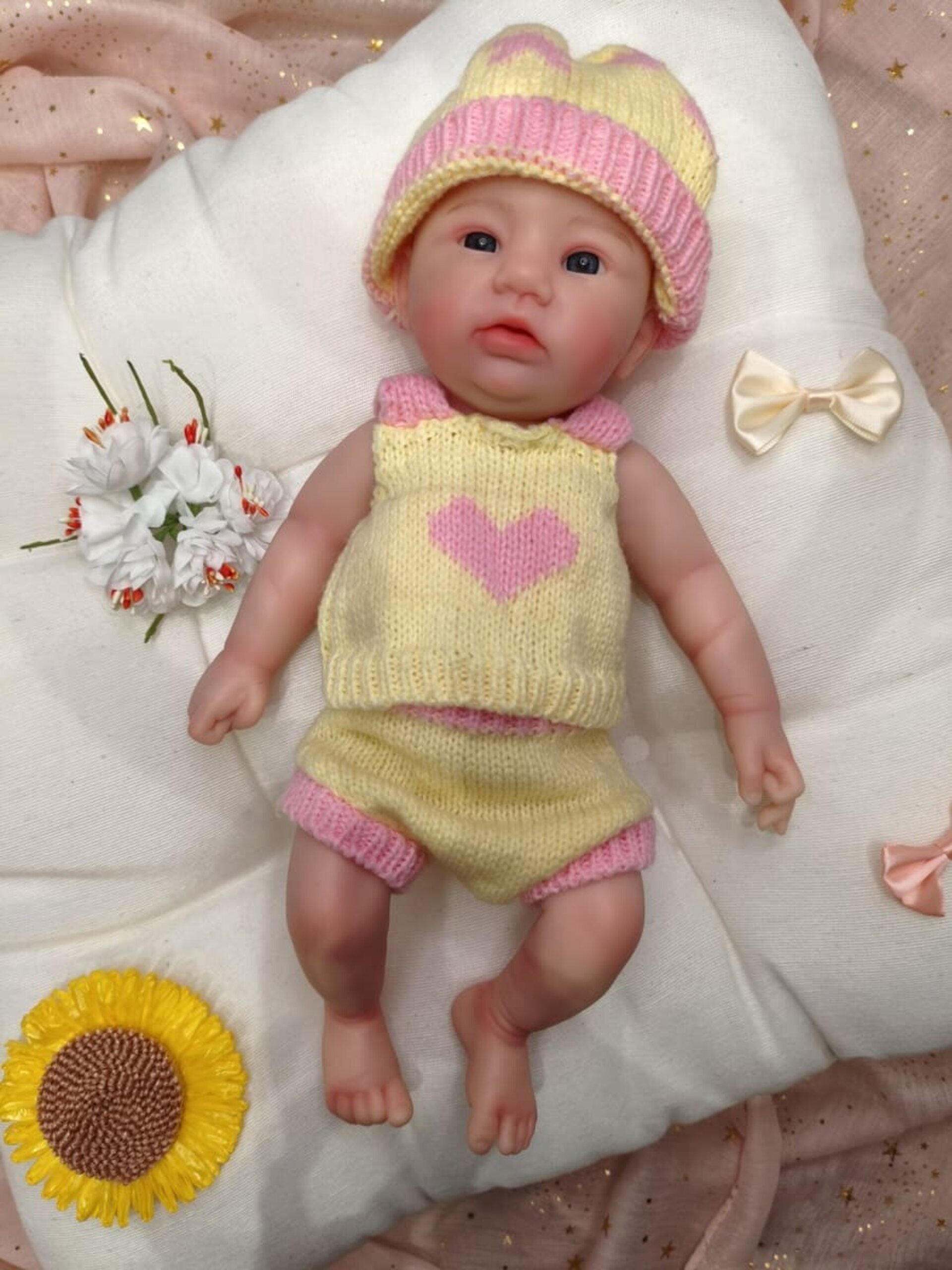 Bebé Reborn Luna - 30 cm de Silicona Blanda Realista - 5