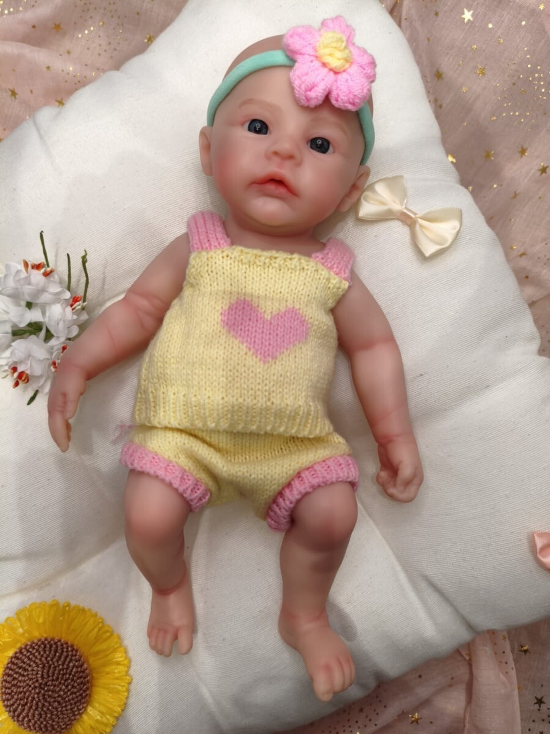 Bebé Reborn Mar - 30 cm de Silicona Blanda Realista - 1