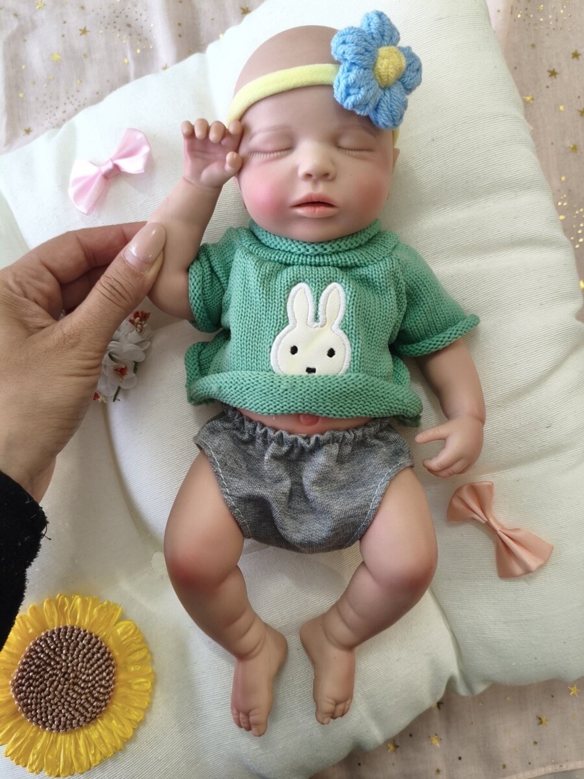 Bebé Reborn Enzo - 30 cm de Silicona Blanda Realista - 3