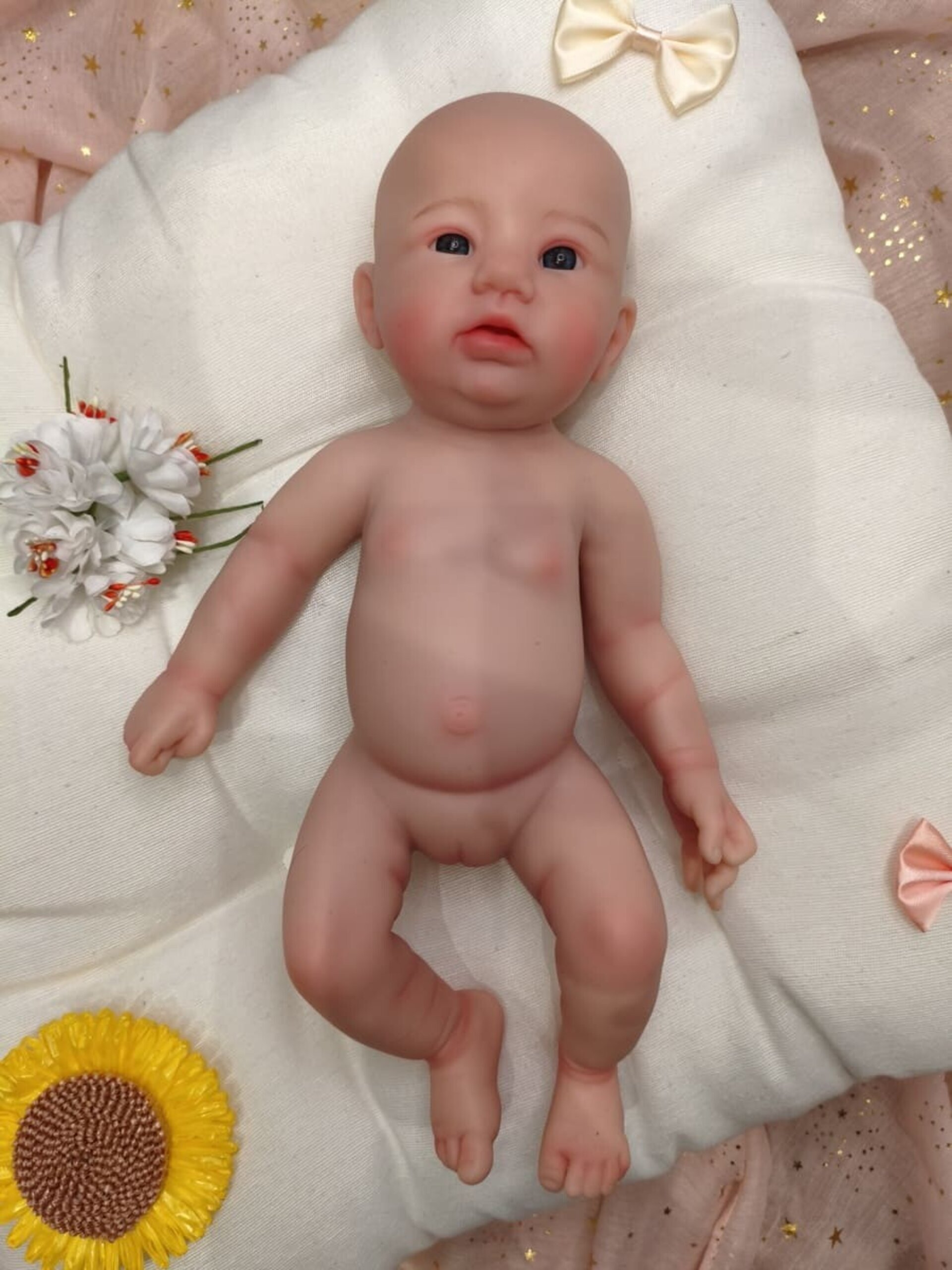 Bebé Reborn Luna - 30 cm de Silicona Blanda Realista - 10