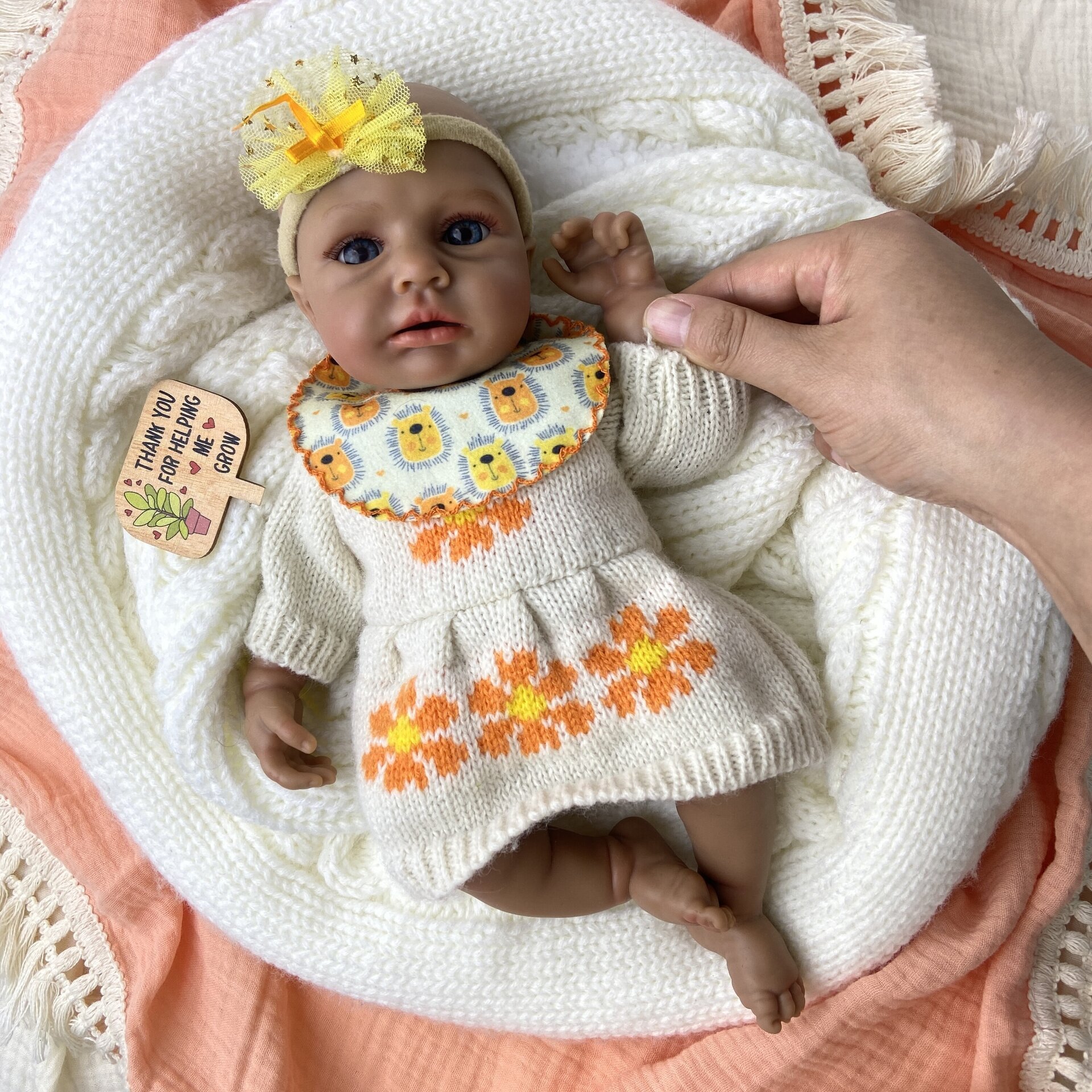 Bebé Reborn Aitana - 30 cm de Silicona Blanda Realista - 3