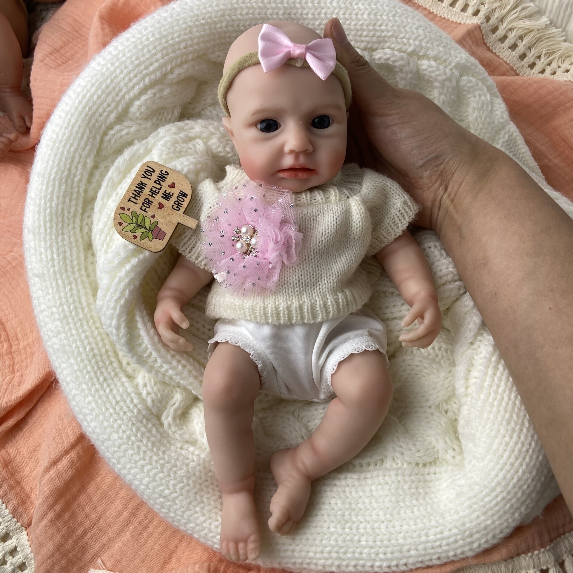 Bebé Reborn Alma - 30 cm de Silicona Blanda Realista - 6