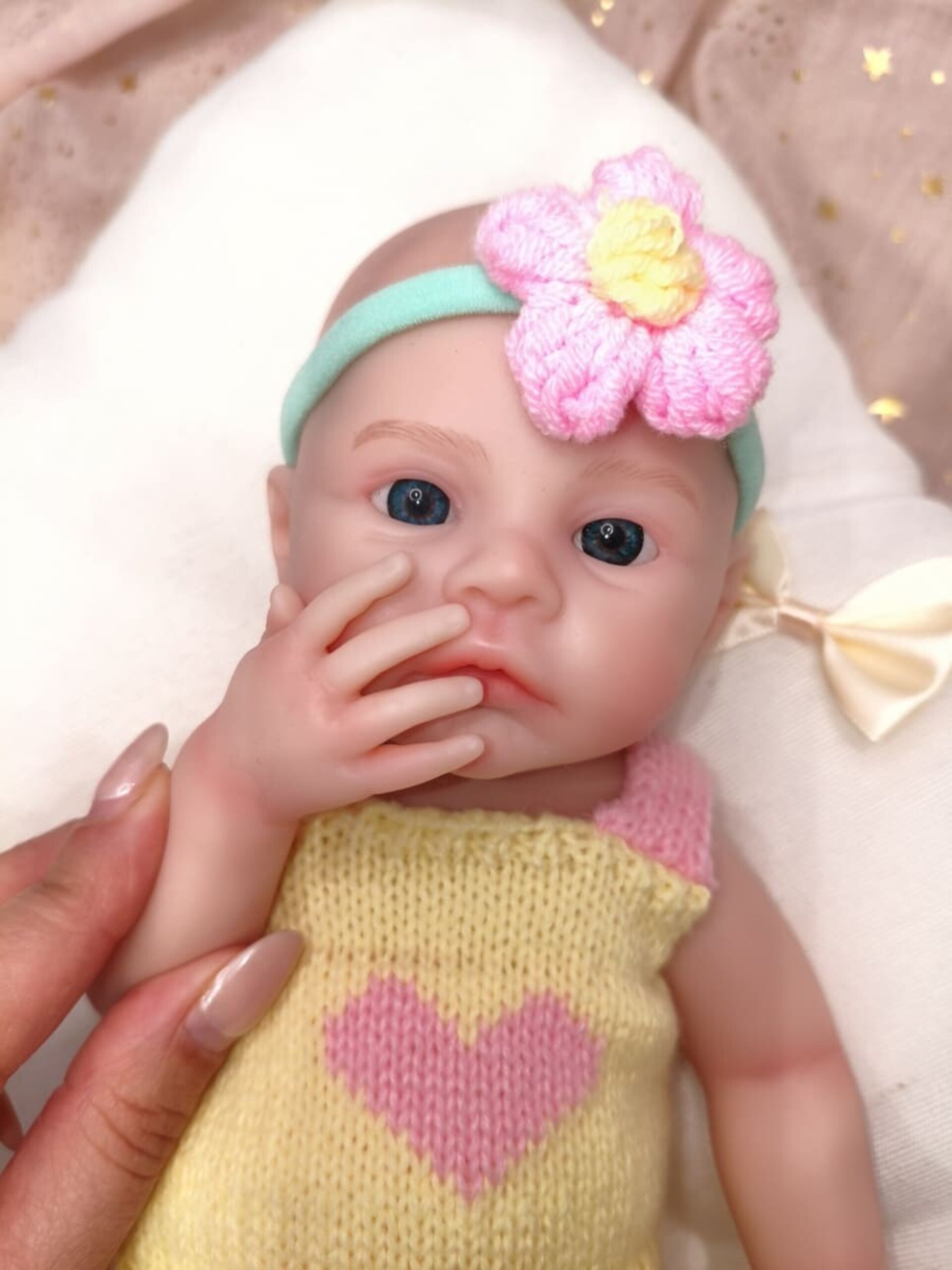 Bebé Reborn Mar - 30 cm de Silicona Blanda Realista - 7