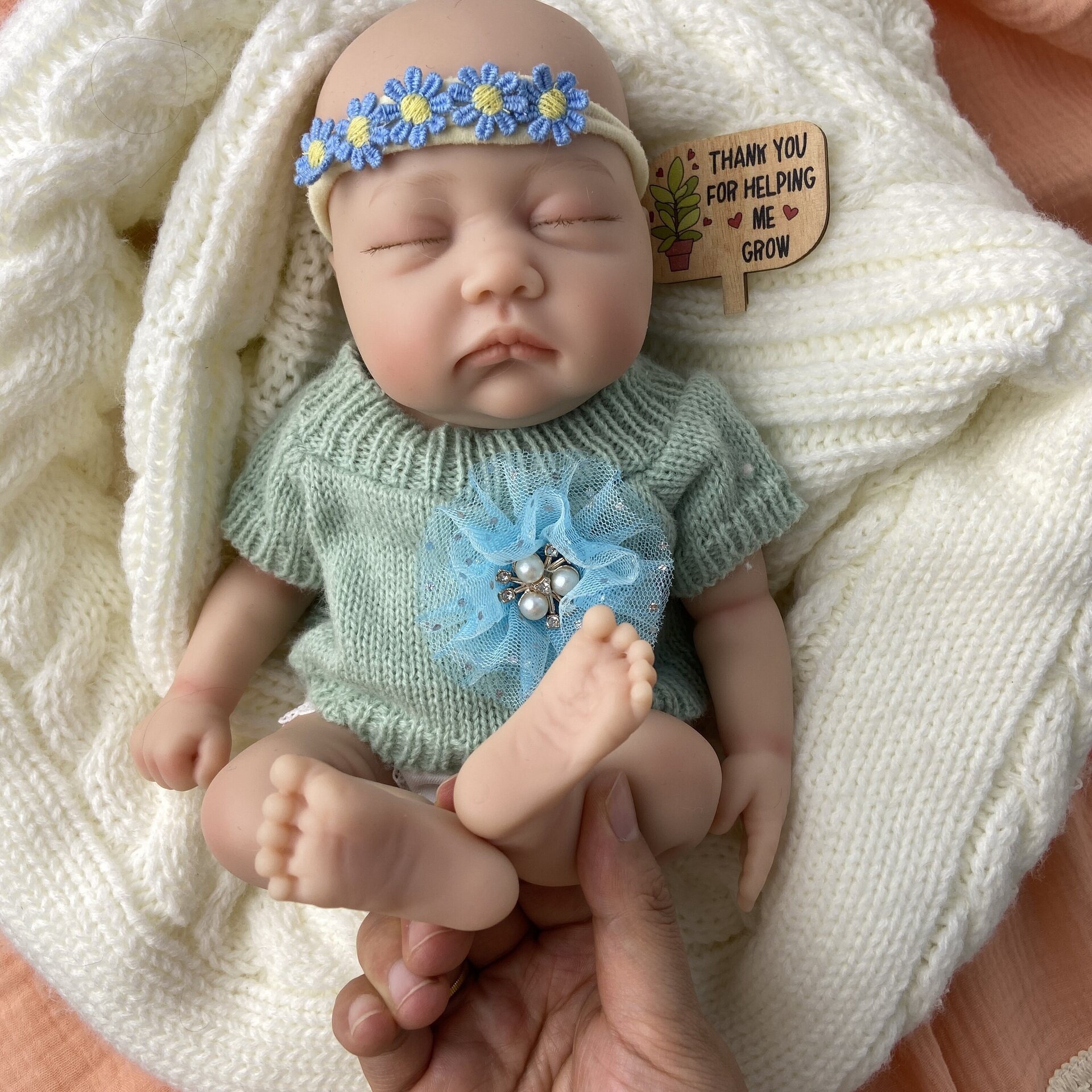 Bebé Reborn Gala - 30 cm de Silicona Blanda Realista - 2