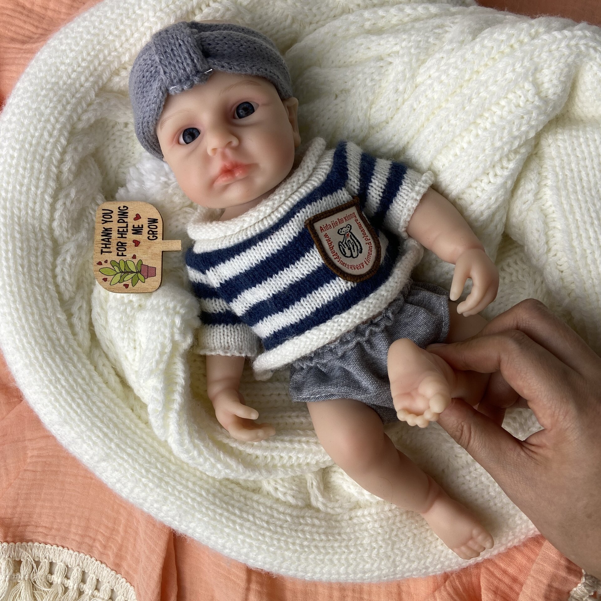 Bebé Reborn Maria - 30 cm de Silicona Blanda Realista - 3