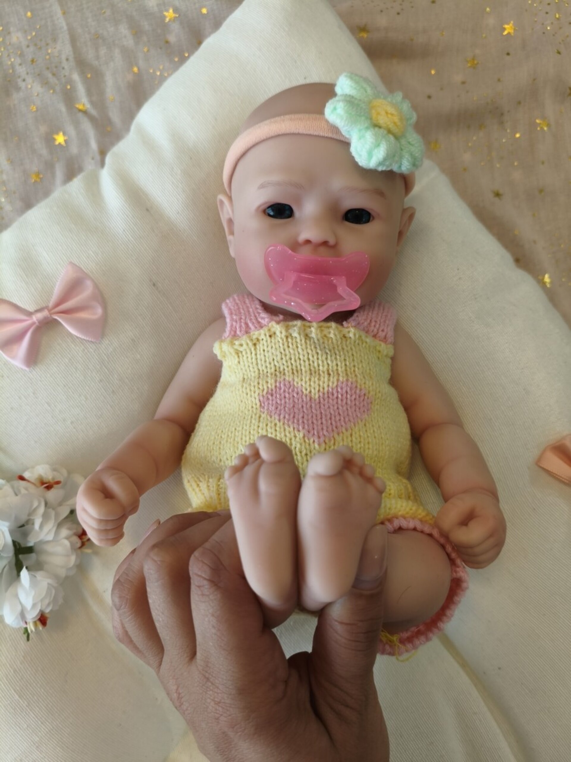 Bebé Reborn Camila - 30 cm de Silicona Blanda Realista - 6