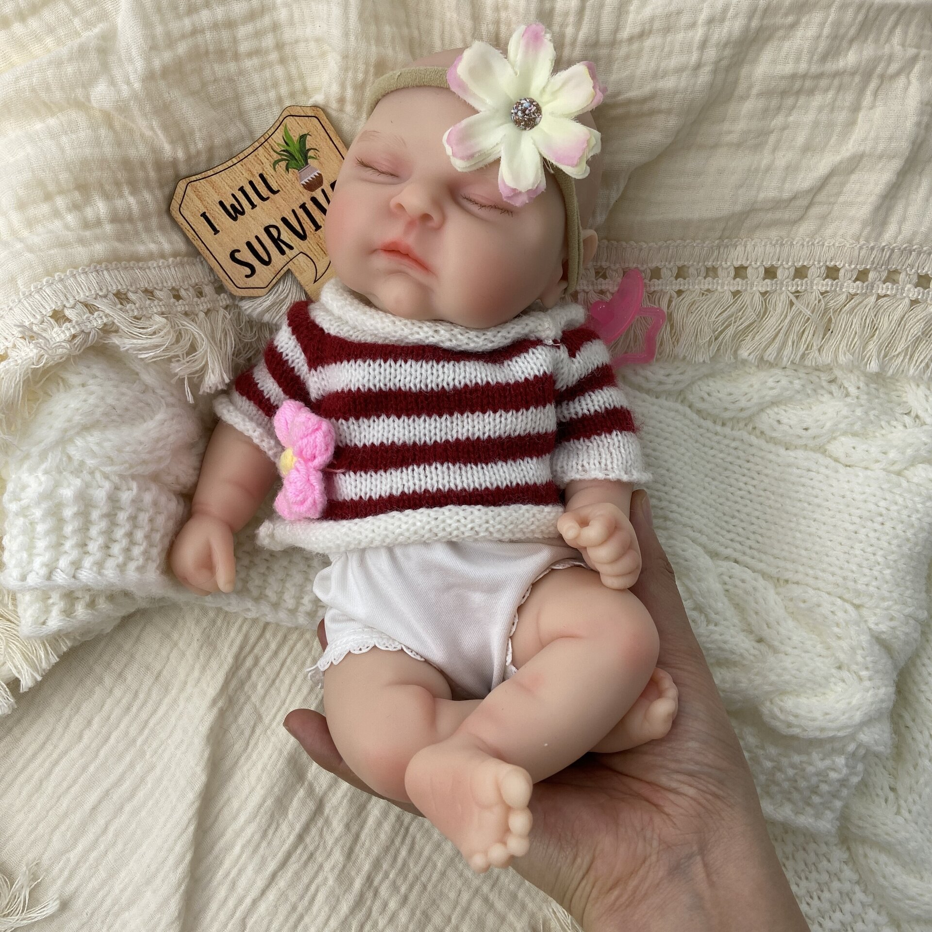 Bebé Reborn Sofía - 30 cm de Silicona Blanda Realista - 3