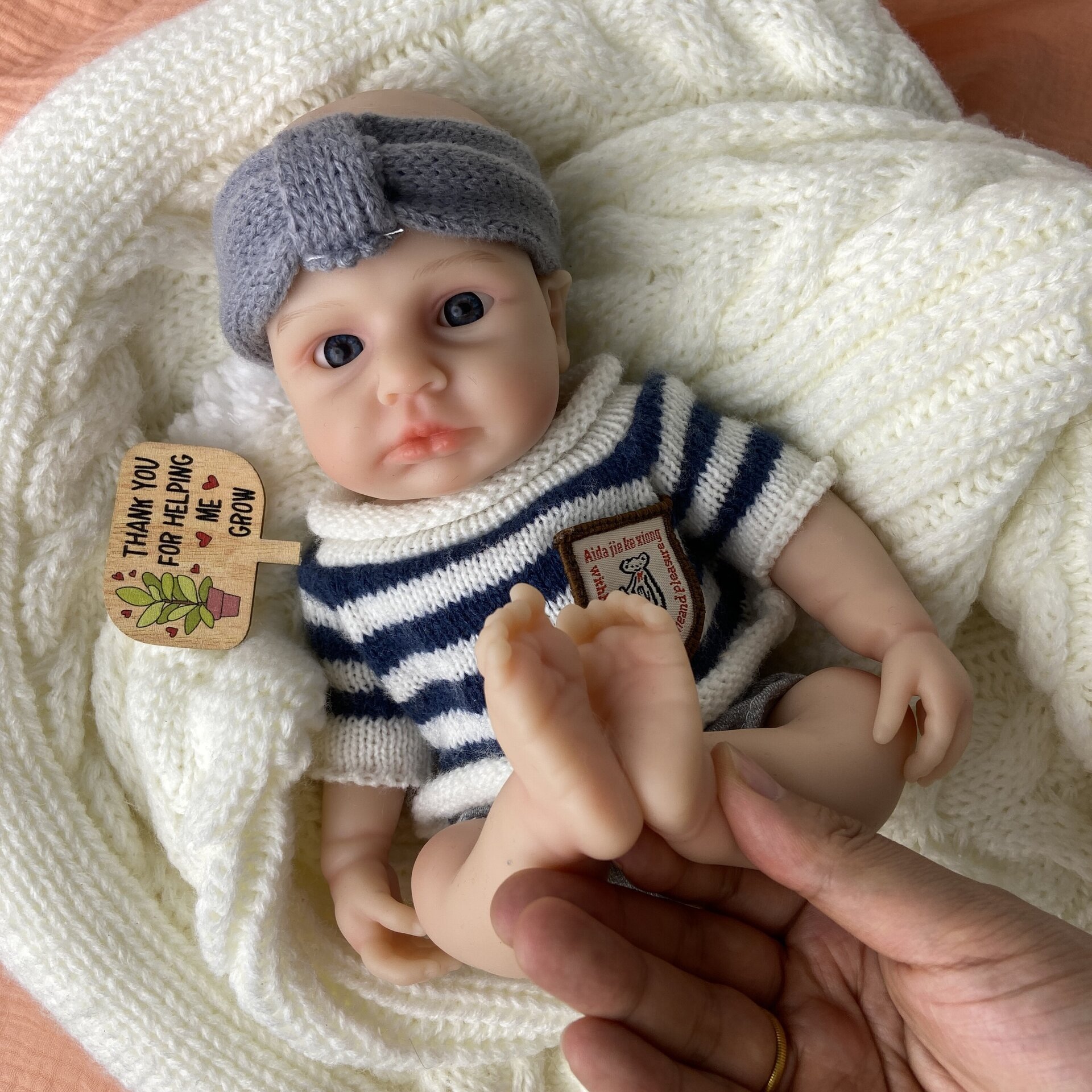 Bebé Reborn Maria - 30 cm de Silicona Blanda Realista - 2