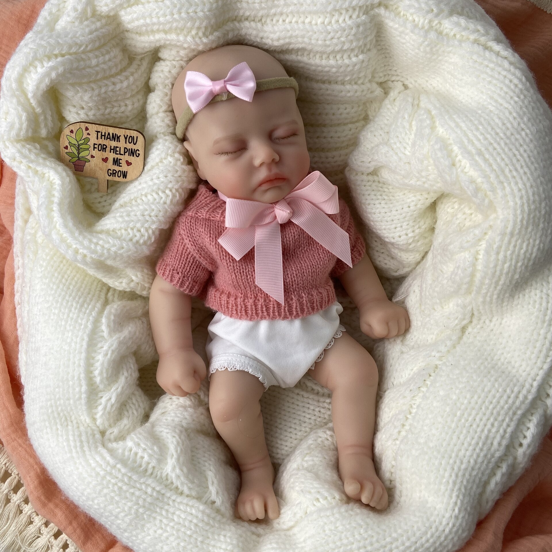 Bebé Reborn Jana - 30 cm de Silicona Blanda Realista - 10