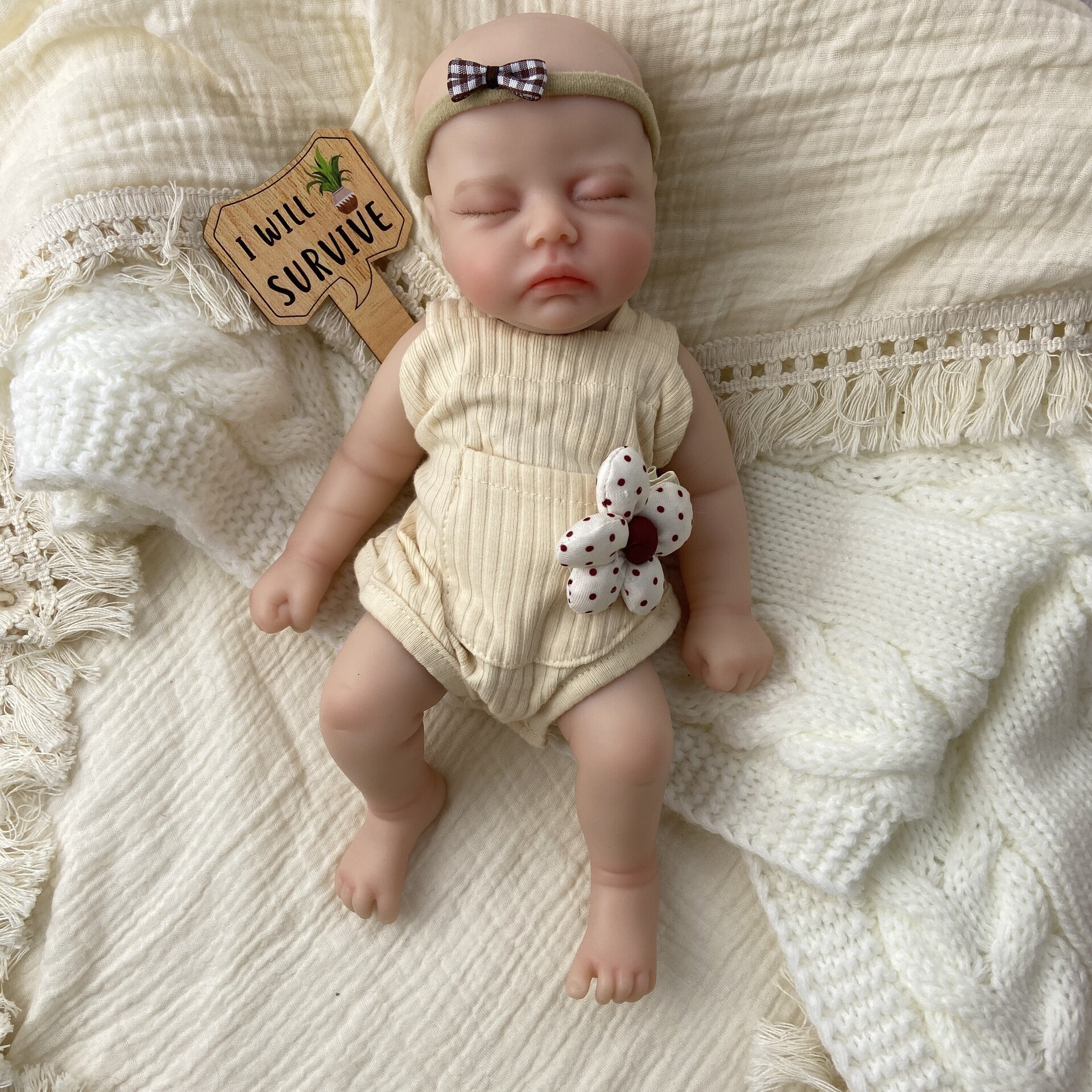 Bebé Reborn Zoe - 30 cm de Silicona Blanda Realista - 2