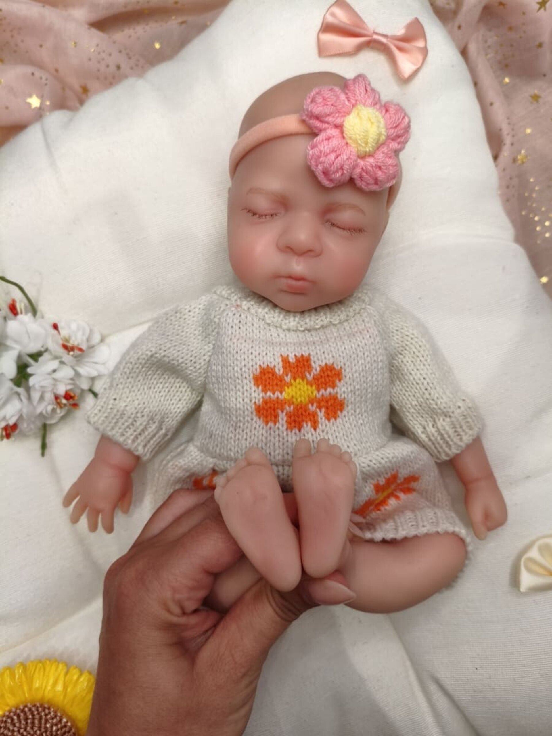 Bebé Reborn Gala - 30 cm de Silicona Blanda Realista - 5