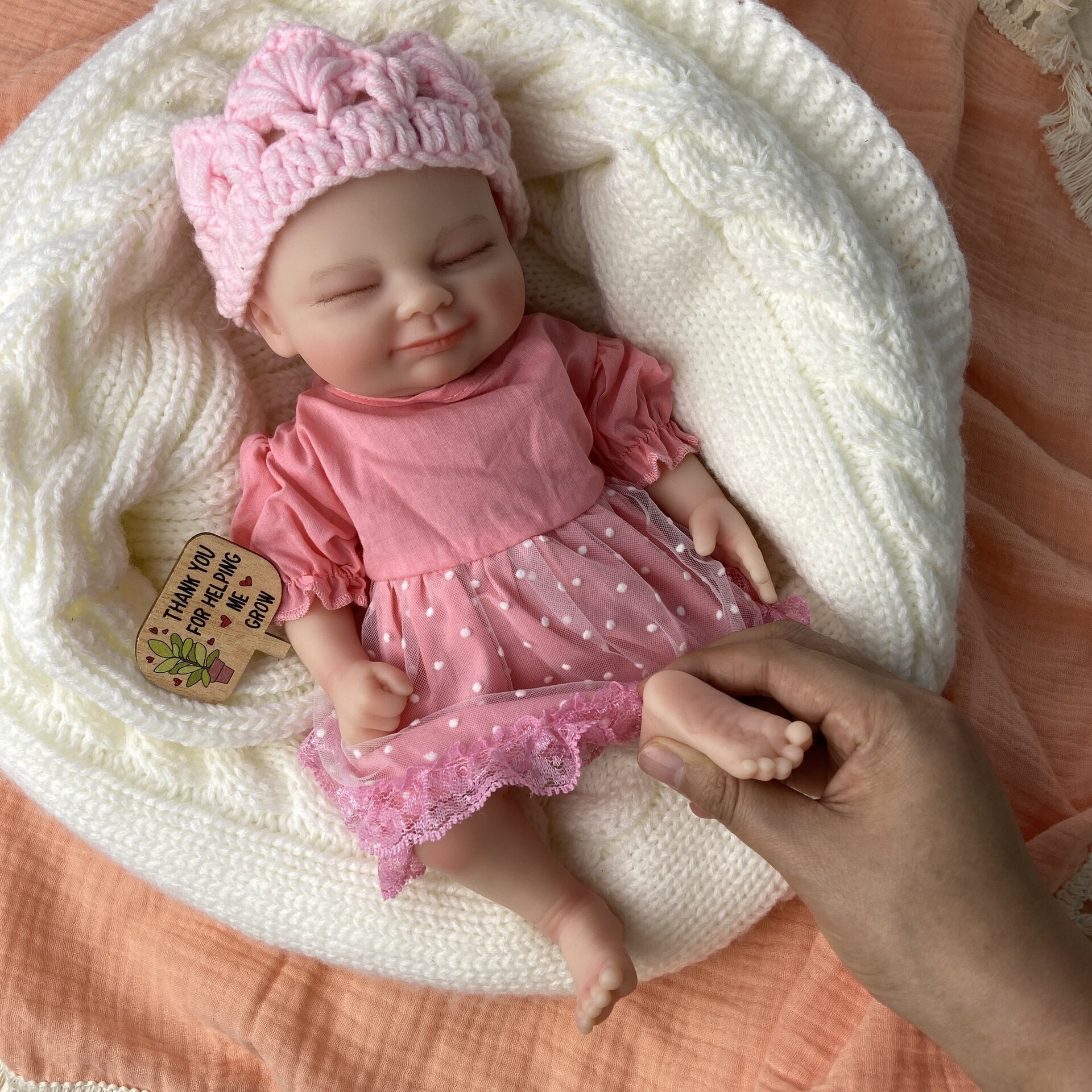 Bebé Reborn Iris - 30 cm de Silicona Blanda Realista - 3