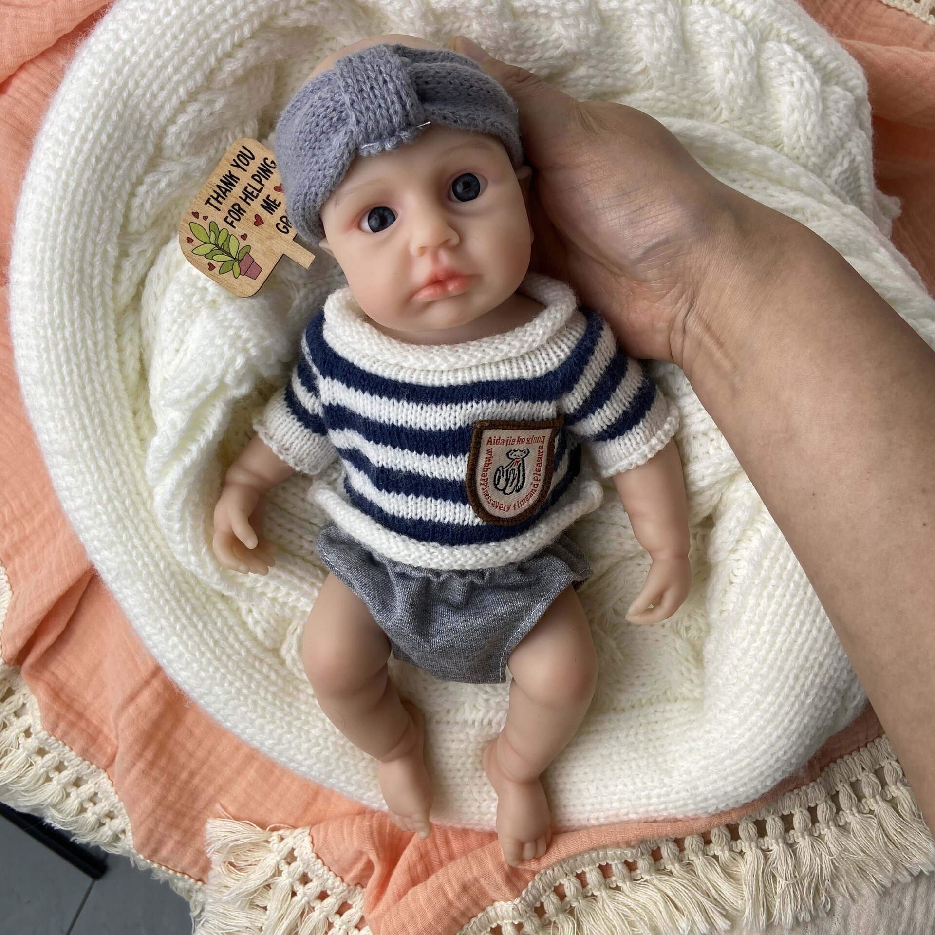 Bebé Reborn Maria - 30 cm de Silicona Blanda Realista - 4