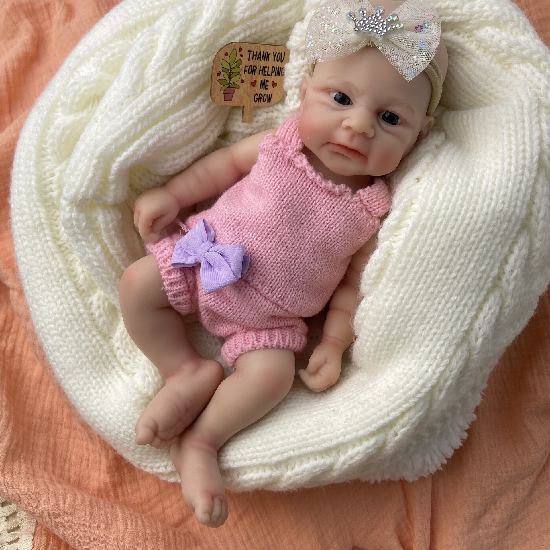 Bebé Reborn Mara - 30 cm de Silicona Blanda Realista - 11