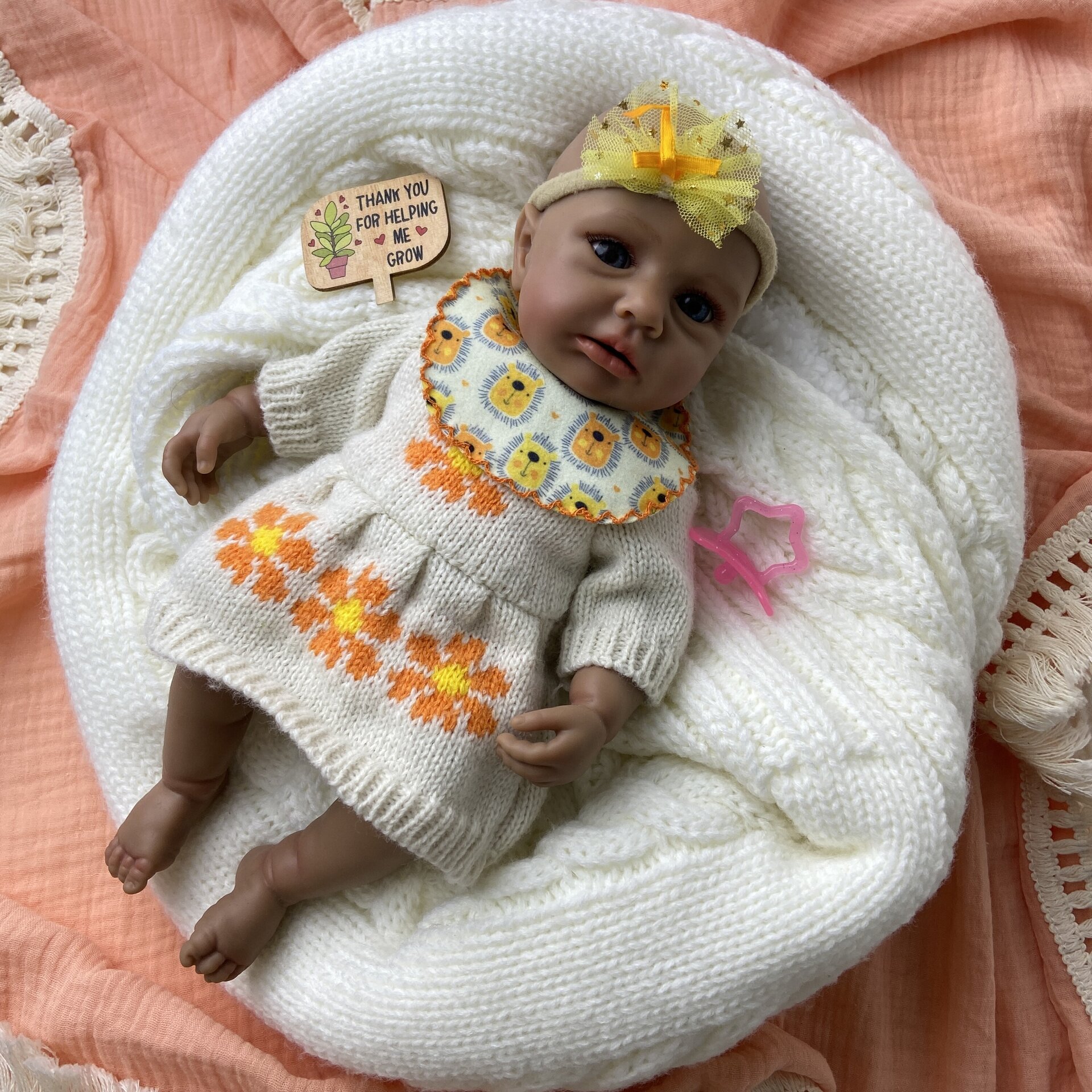 Bebé Reborn Aitana - 30 cm de Silicona Blanda Realista - 9