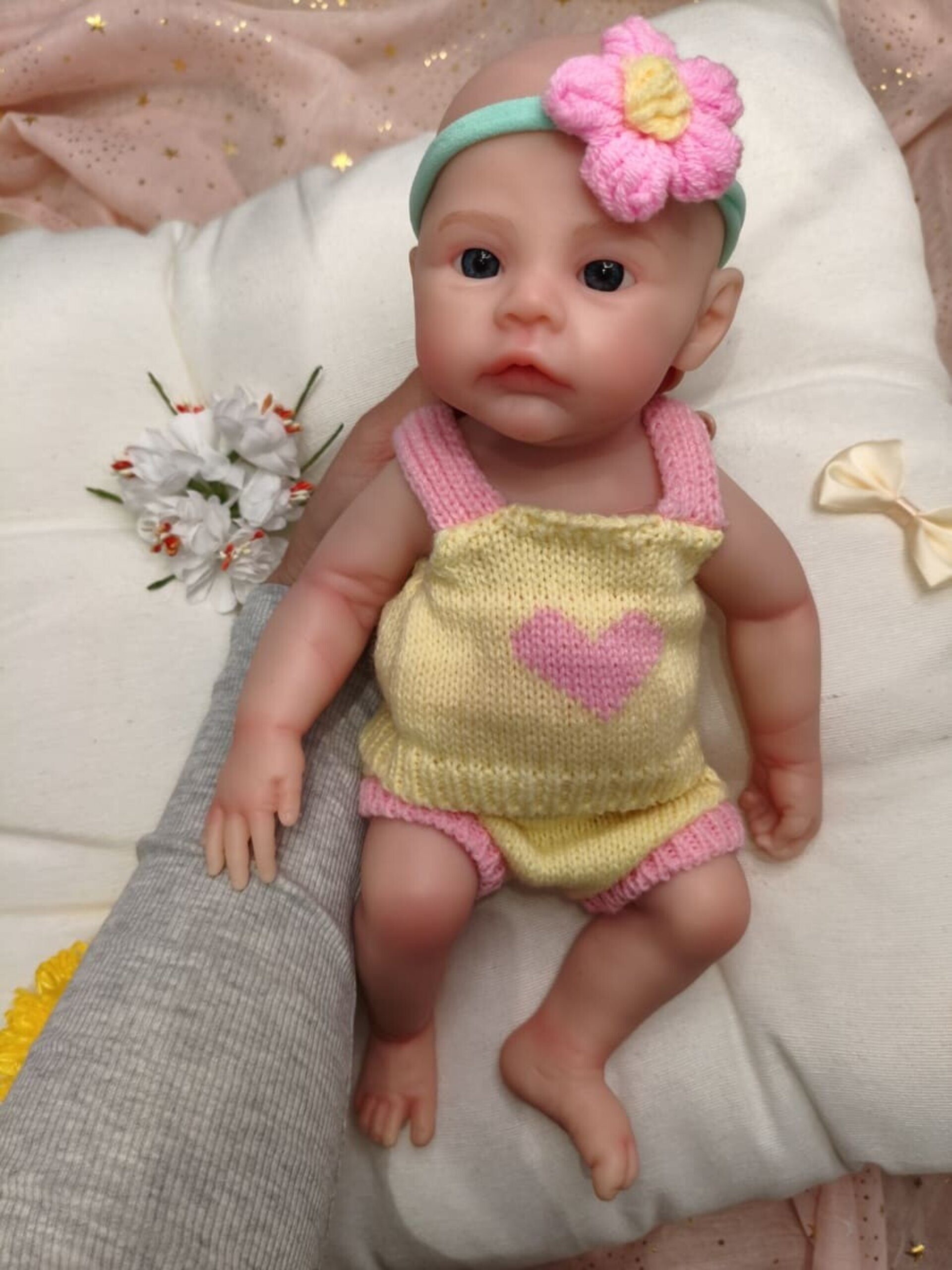 Bebé Reborn Mar - 30 cm de Silicona Blanda Realista - 2