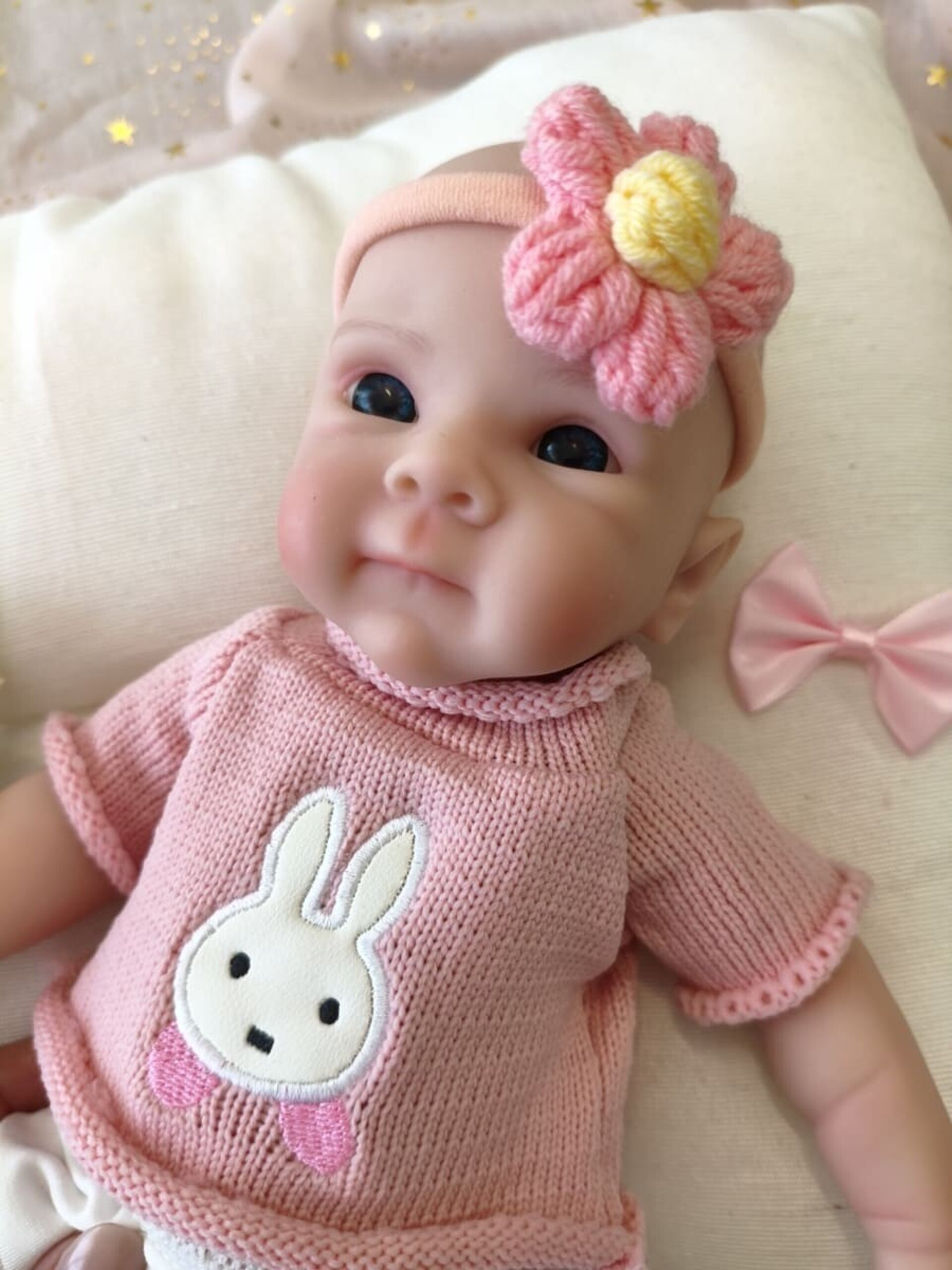 Bebé Reborn Mirna - 30 cm de Silicona Blanda Realista - 6