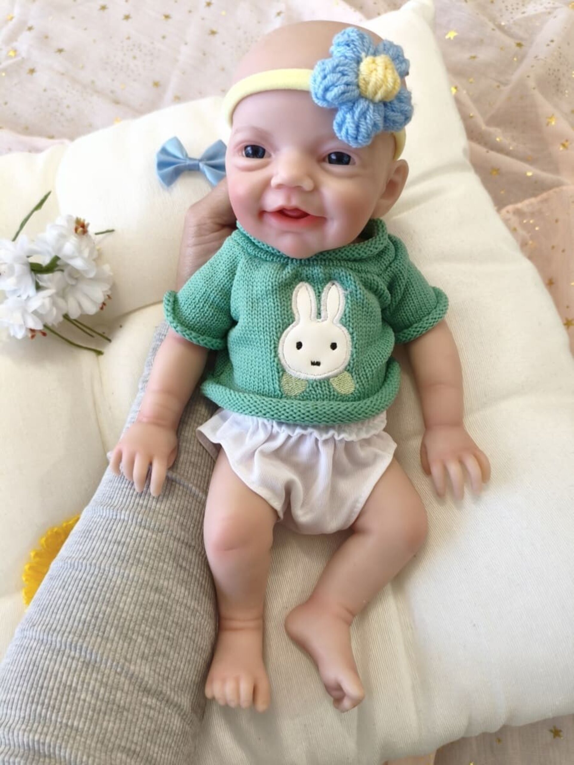 Bebé Reborn Alan - 30 cm de Silicona Blanda Realista - 4