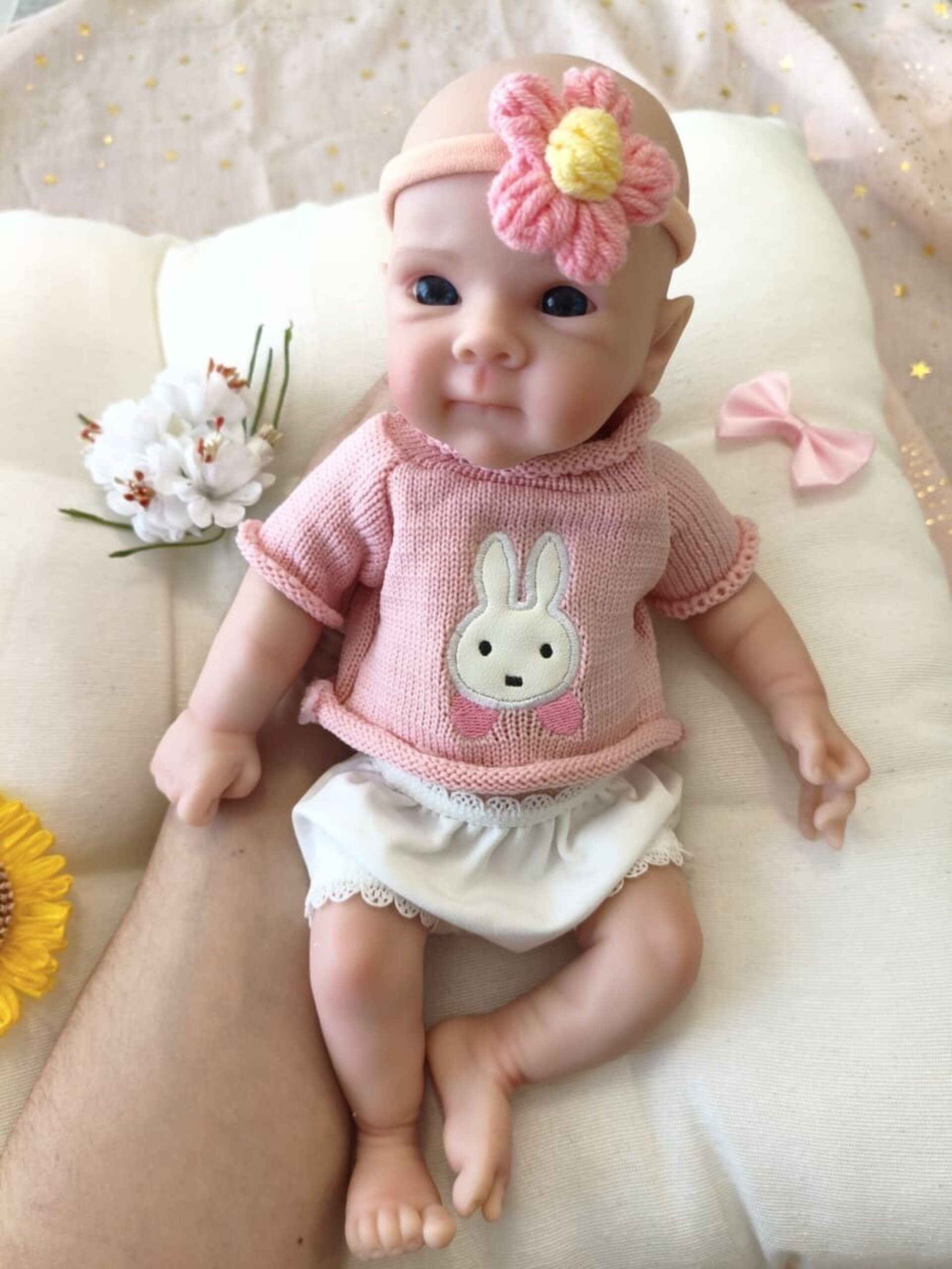 Bebé Reborn Mirna - 30 cm de Silicona Blanda Realista - 4