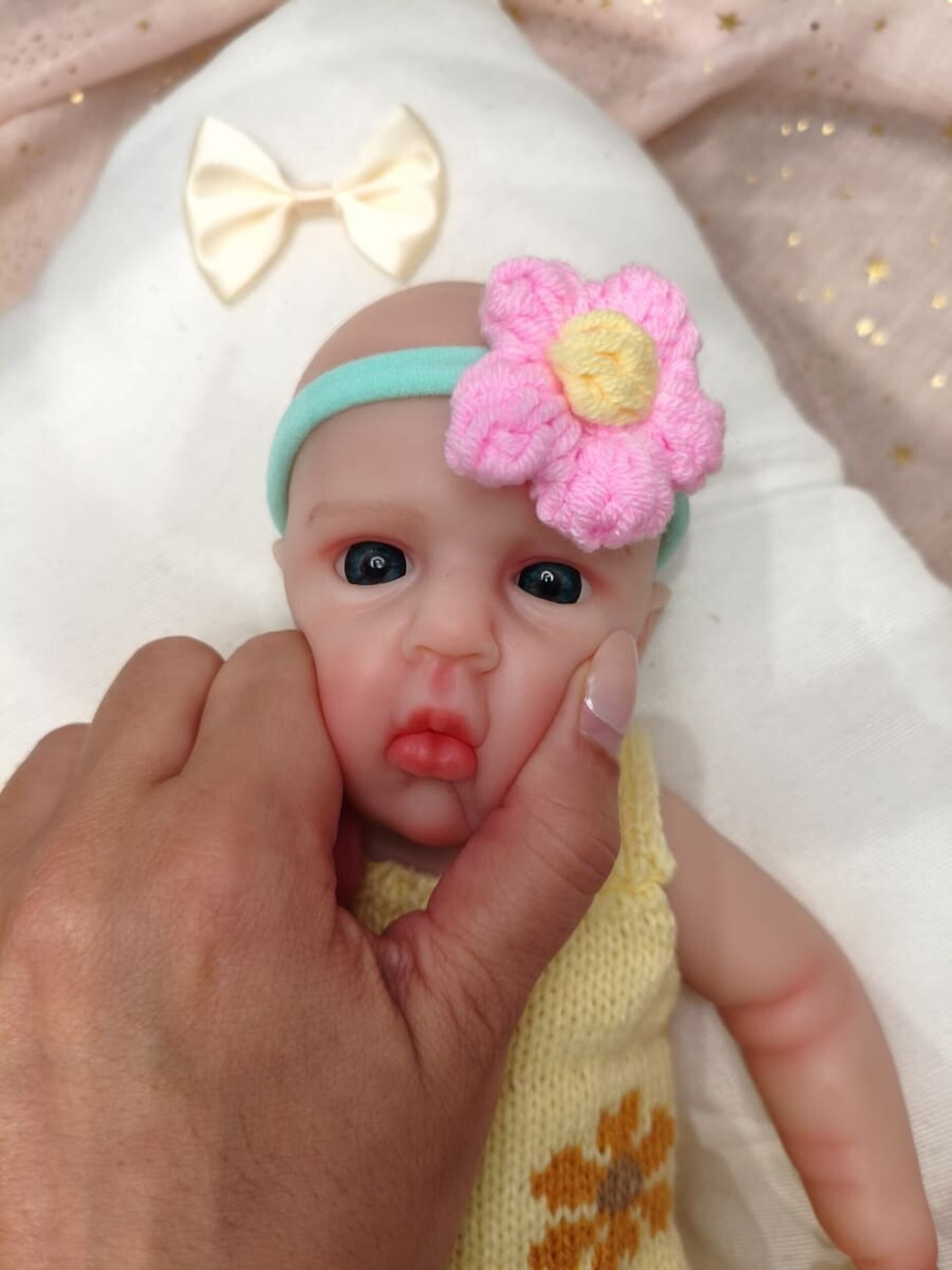 Bebé Reborn Alba - 30 cm de Silicona Blanda Realista - 9