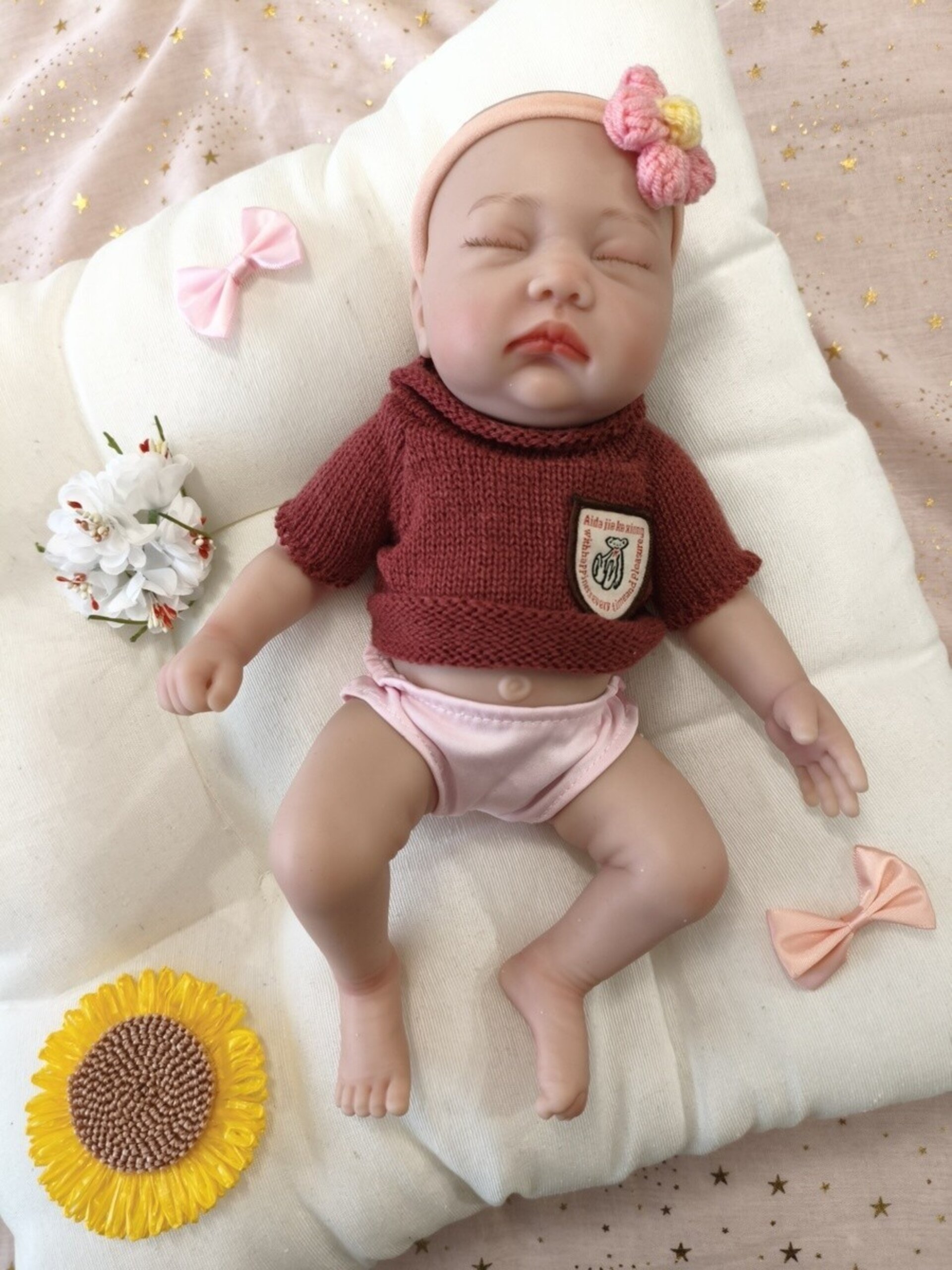 Bebé Reborn Naila - 30 cm de Silicona Blanda Realista - 1