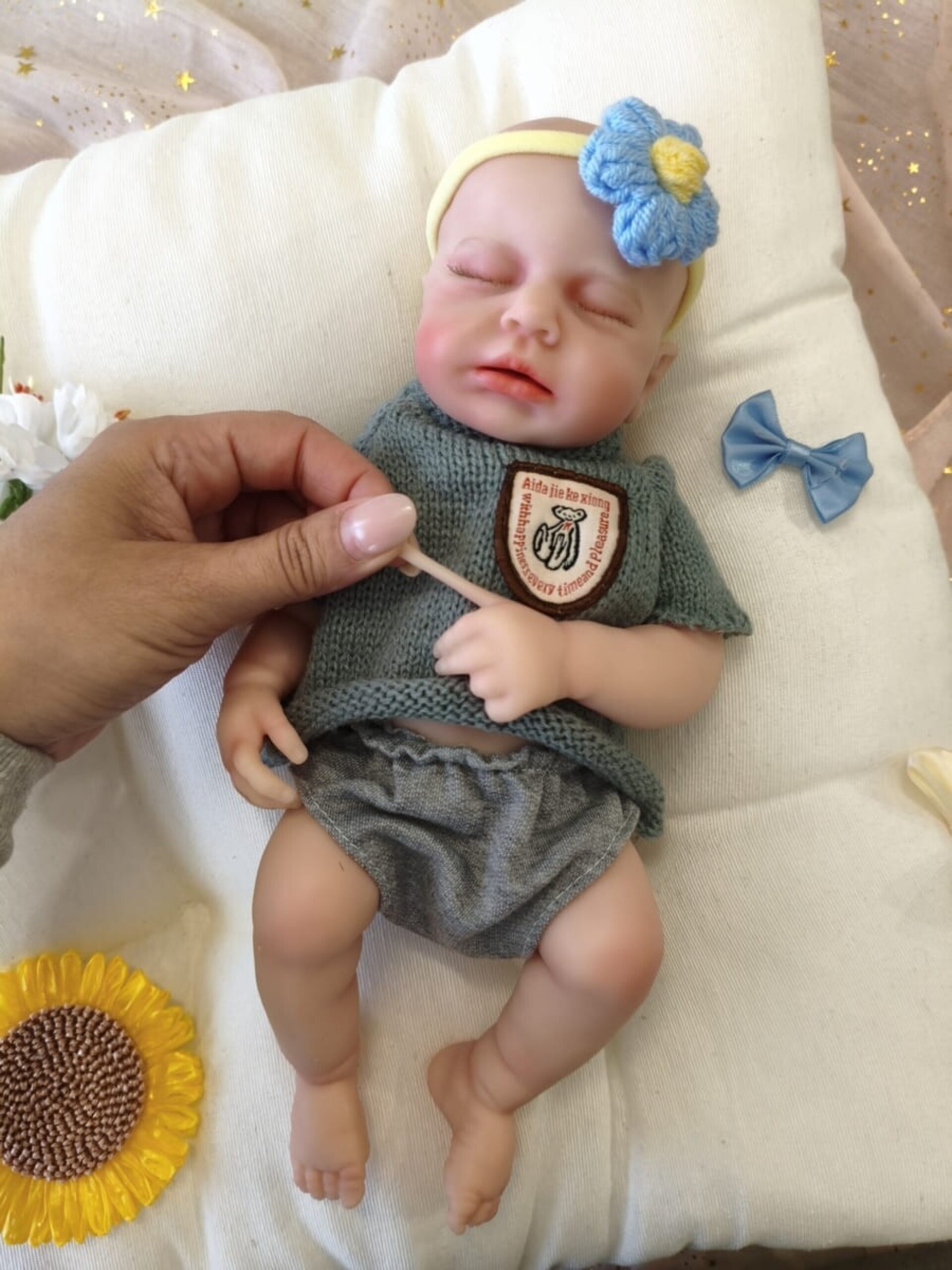 Bebé Reborn Lucas - 30 cm de Silicona Blanda Realista - 3