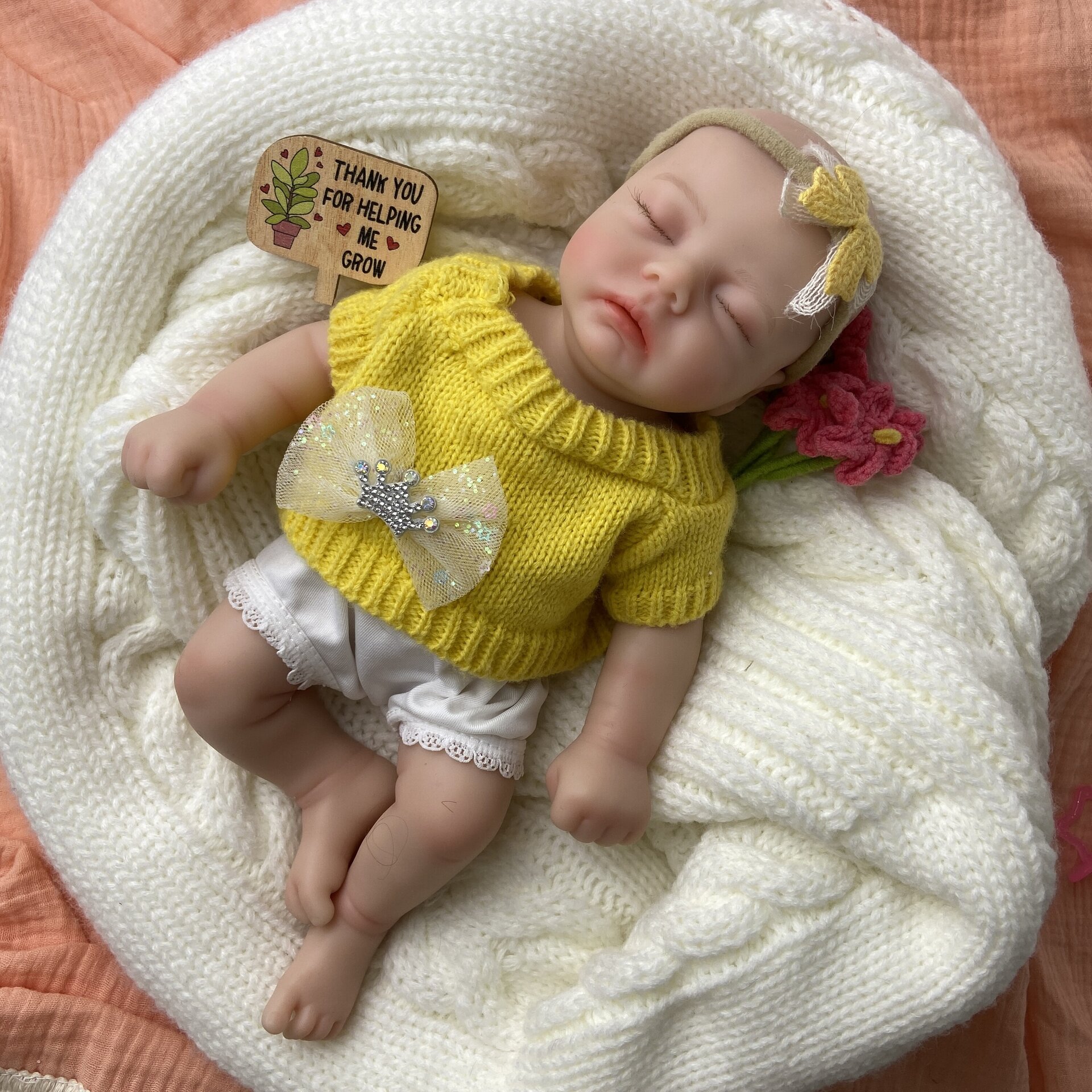 Bebé Reborn Noelia - 30 cm de Silicona Blanda Realista - 10