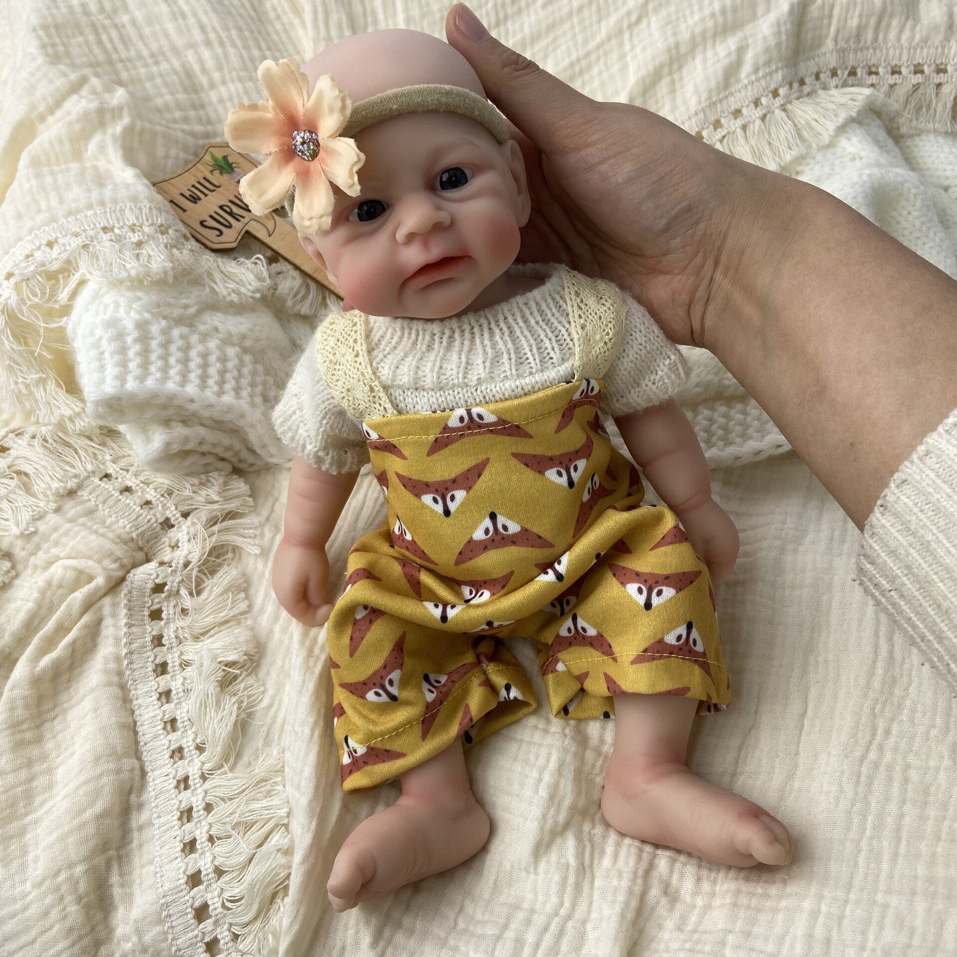 Bebé Reborn Mila - 30 cm de Silicona Blanda Realista - 10