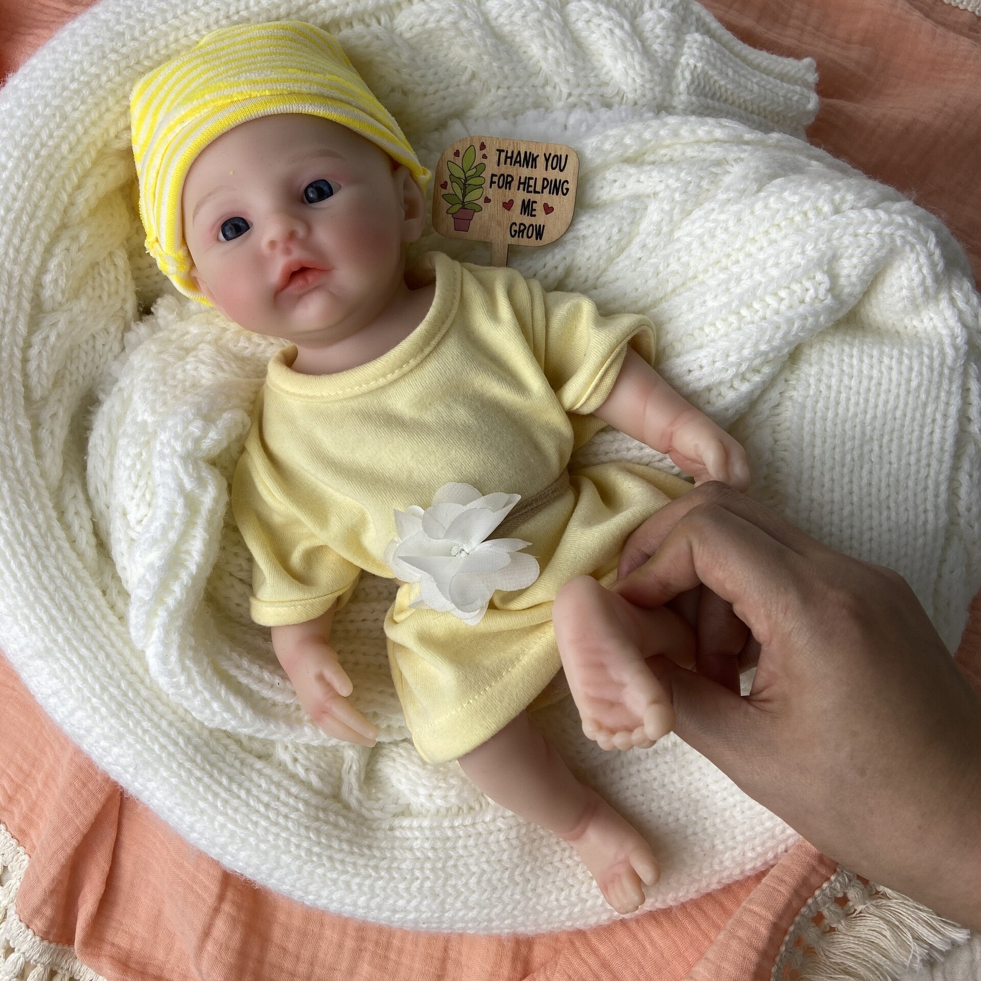 Bebé Reborn Zaira - 30 cm de Silicona Blanda Realista - 2