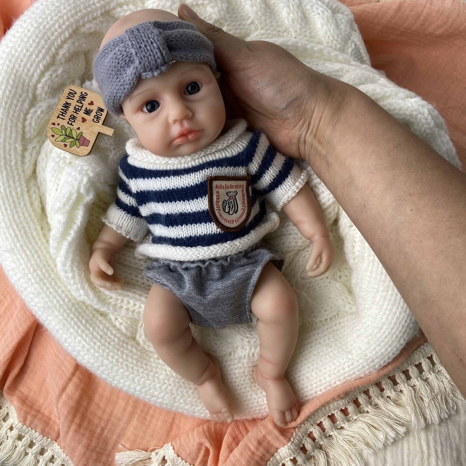 Bebé Reborn Maria - 30 cm de Silicona Blanda Realista - 6