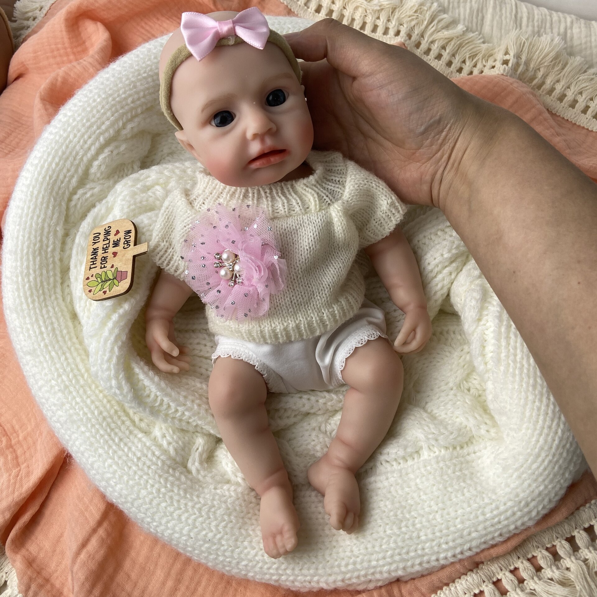 Bebé Reborn Alma - 30 cm de Silicona Blanda Realista - 7