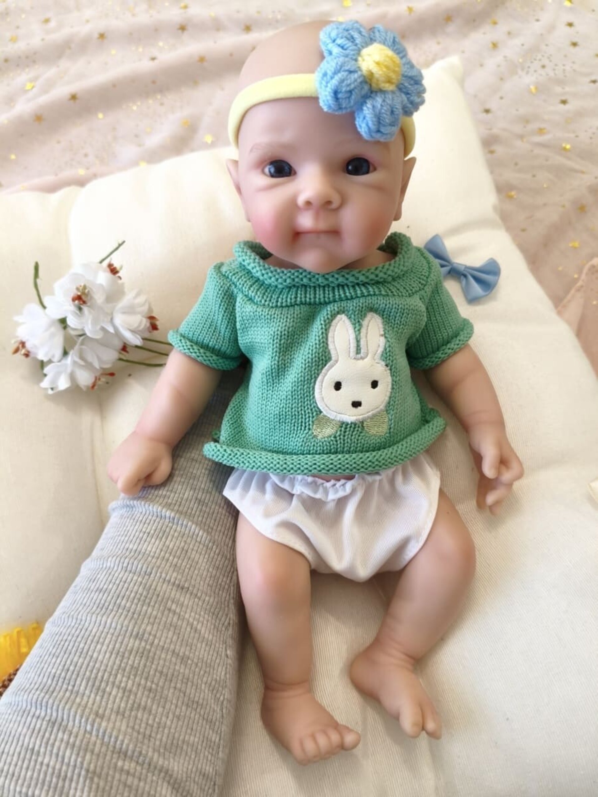 Bebé Reborn Eloy - 30 cm de Silicona Blanda Realista - 4