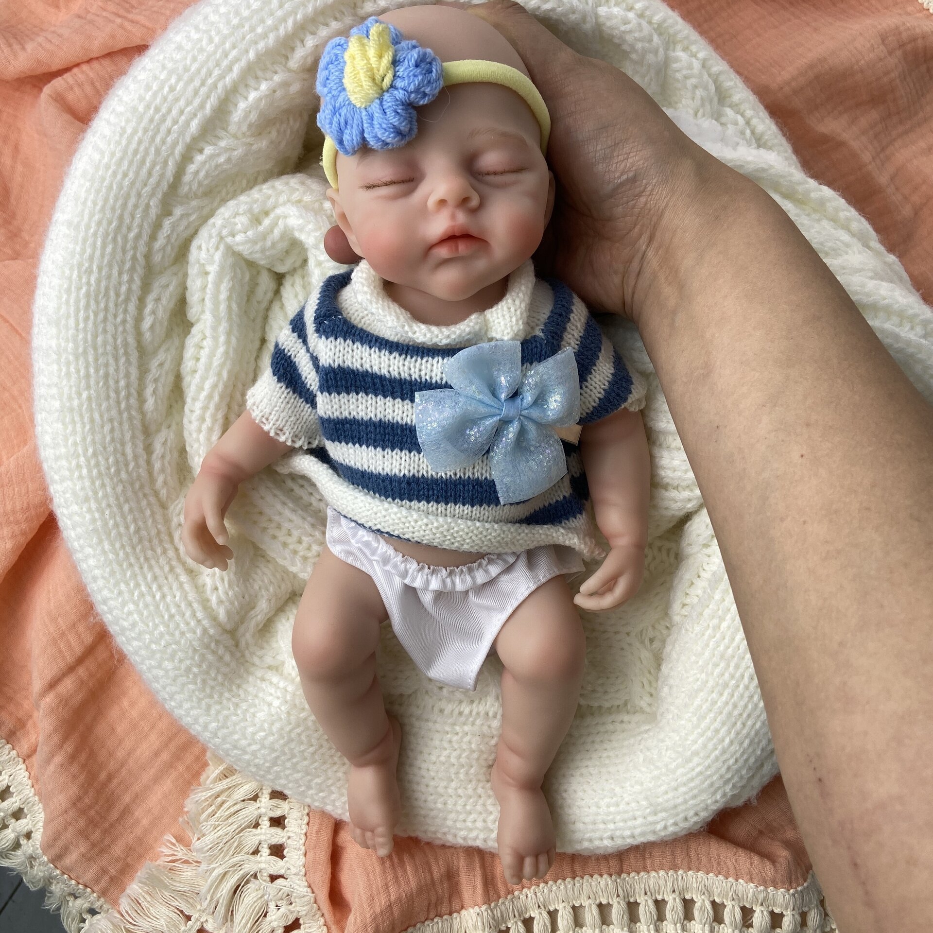 Bebé Reborn Aurora - 30 cm de Silicona Blanda Realista - 6