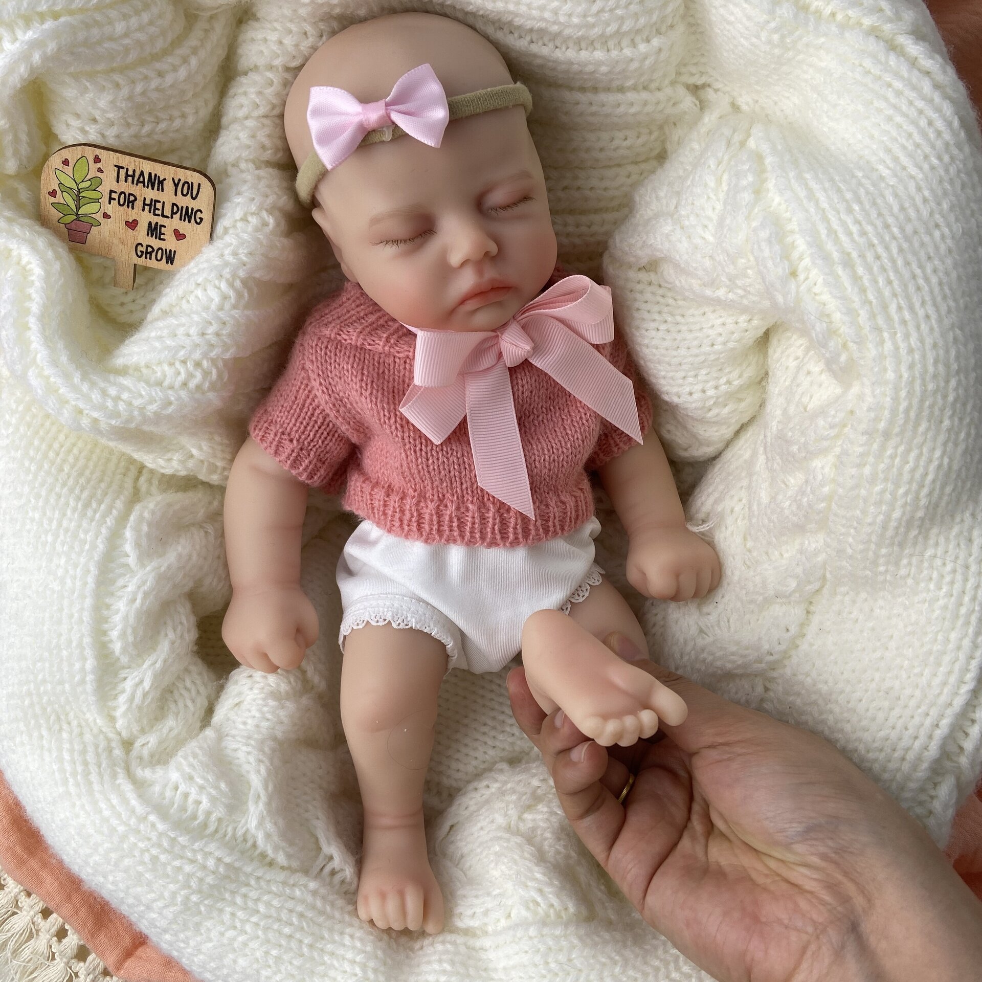 Bebé Reborn Jana - 30 cm de Silicona Blanda Realista - 3