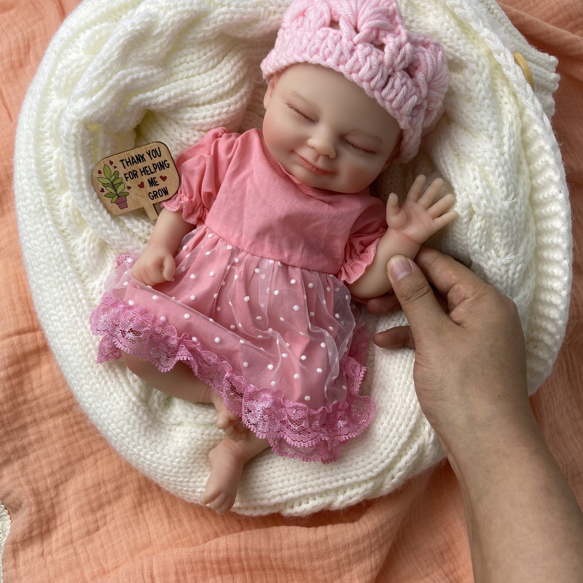 Bebé Reborn Iris - 30 cm de Silicona Blanda Realista - 5