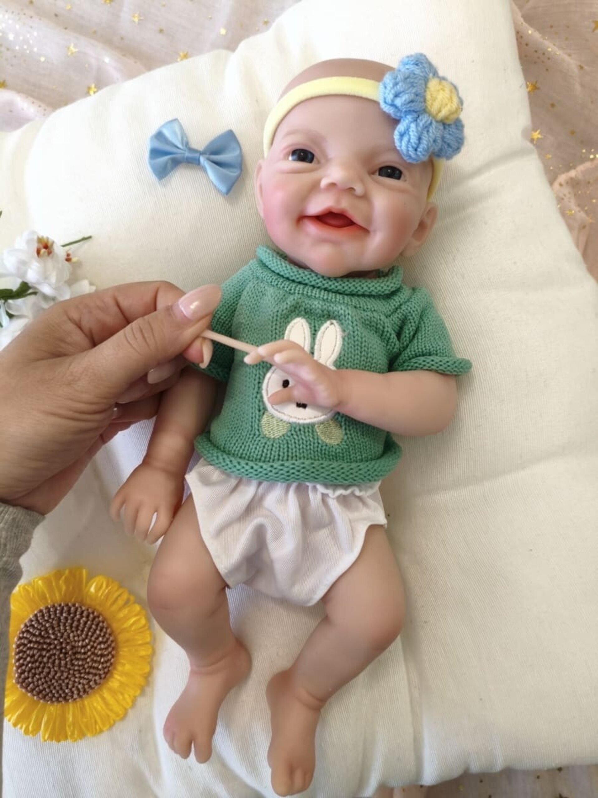 Bebé Reborn Alan - 30 cm de Silicona Blanda Realista - 2