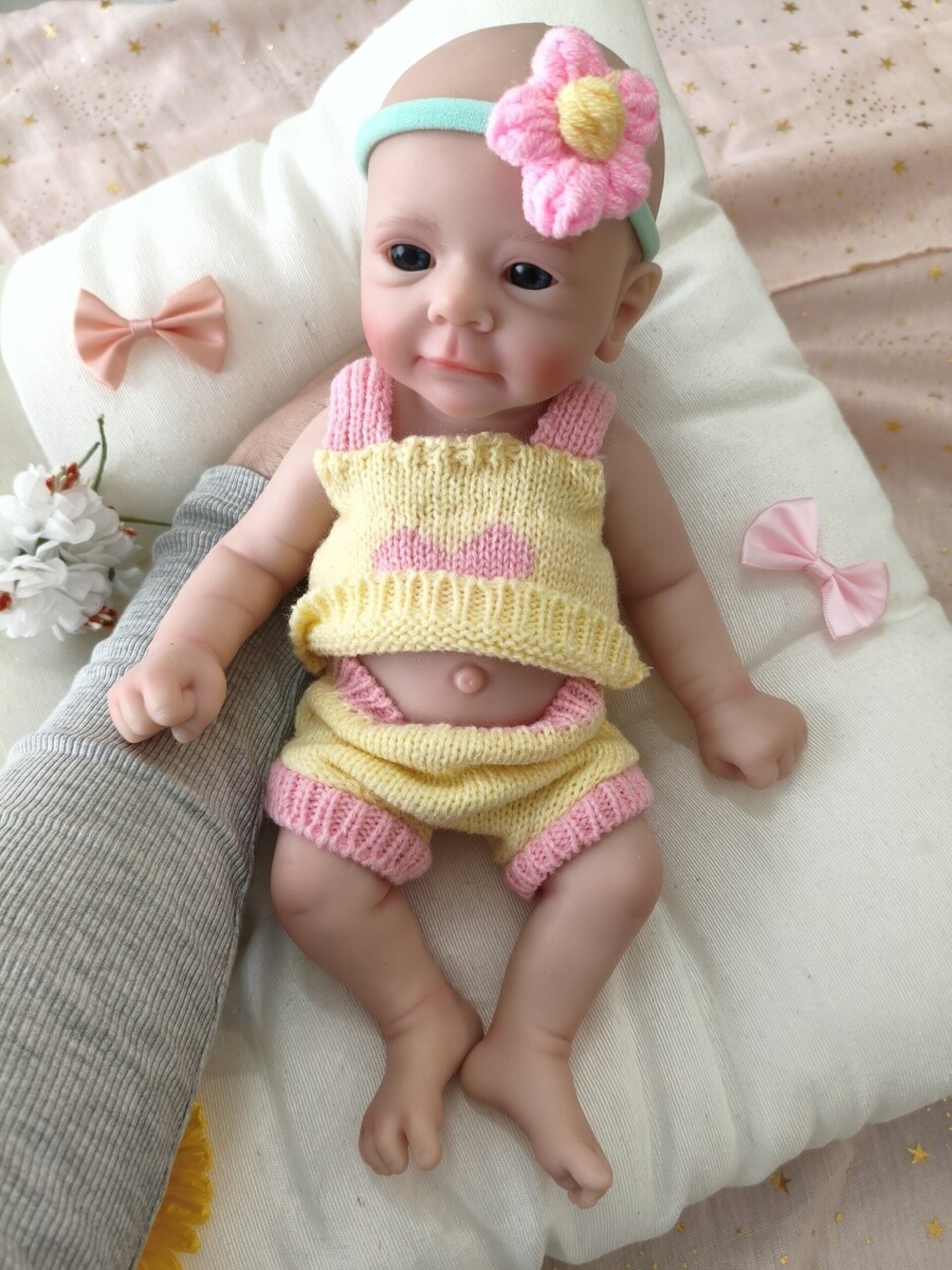 Bebé Reborn Zaira - 30 cm de Silicona Blanda Realista - 2