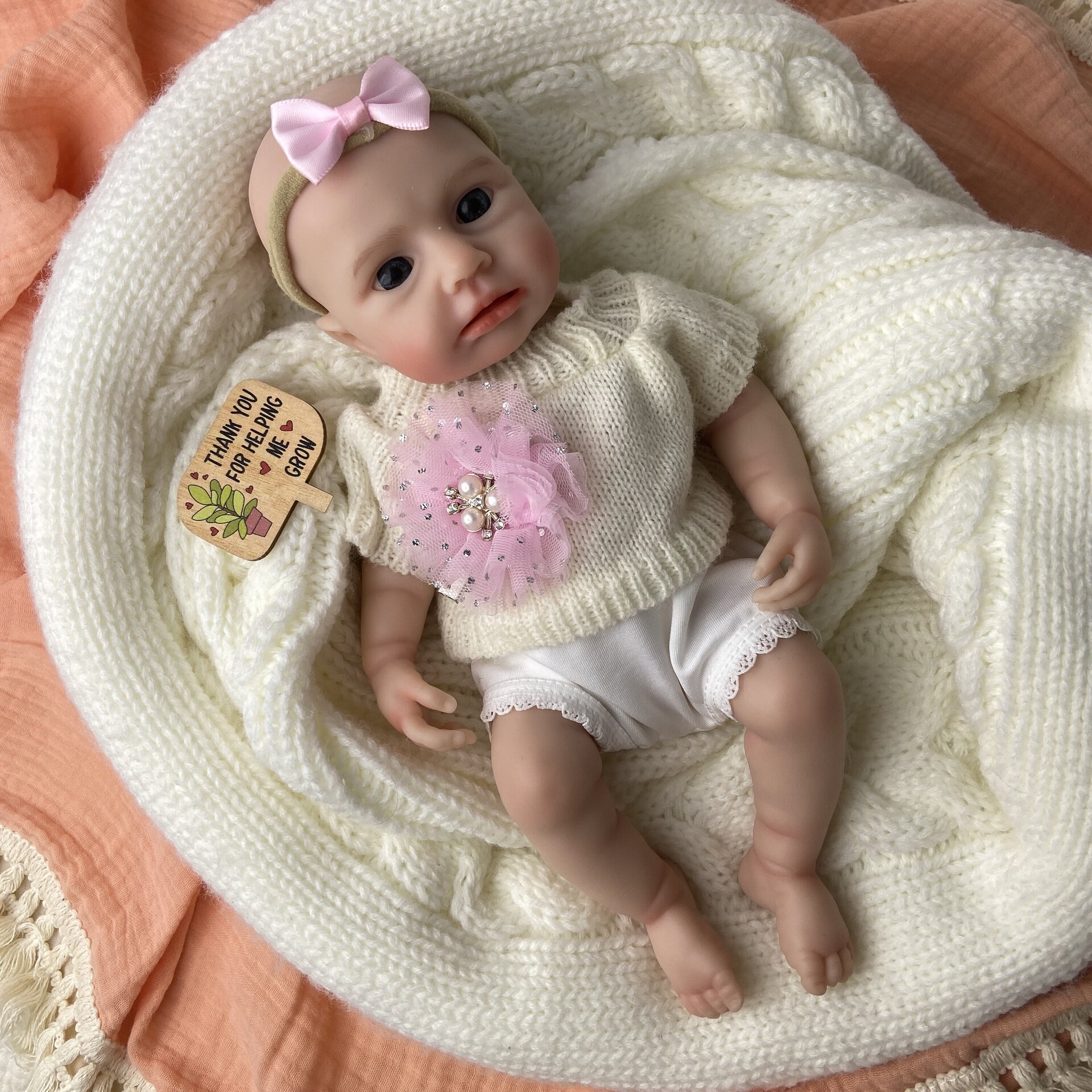 Bebé Reborn Alma - 30 cm de Silicona Blanda Realista - 1