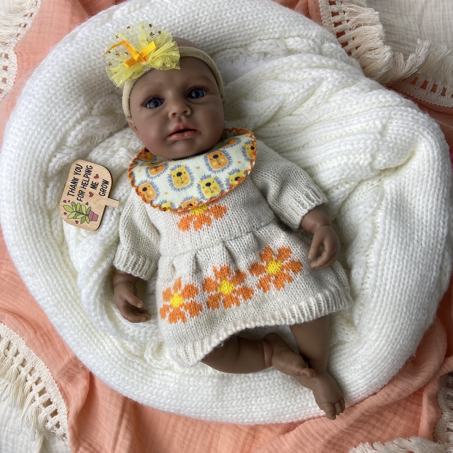 Bebé Reborn Aitana - 30 cm de Silicona Blanda Realista - 5