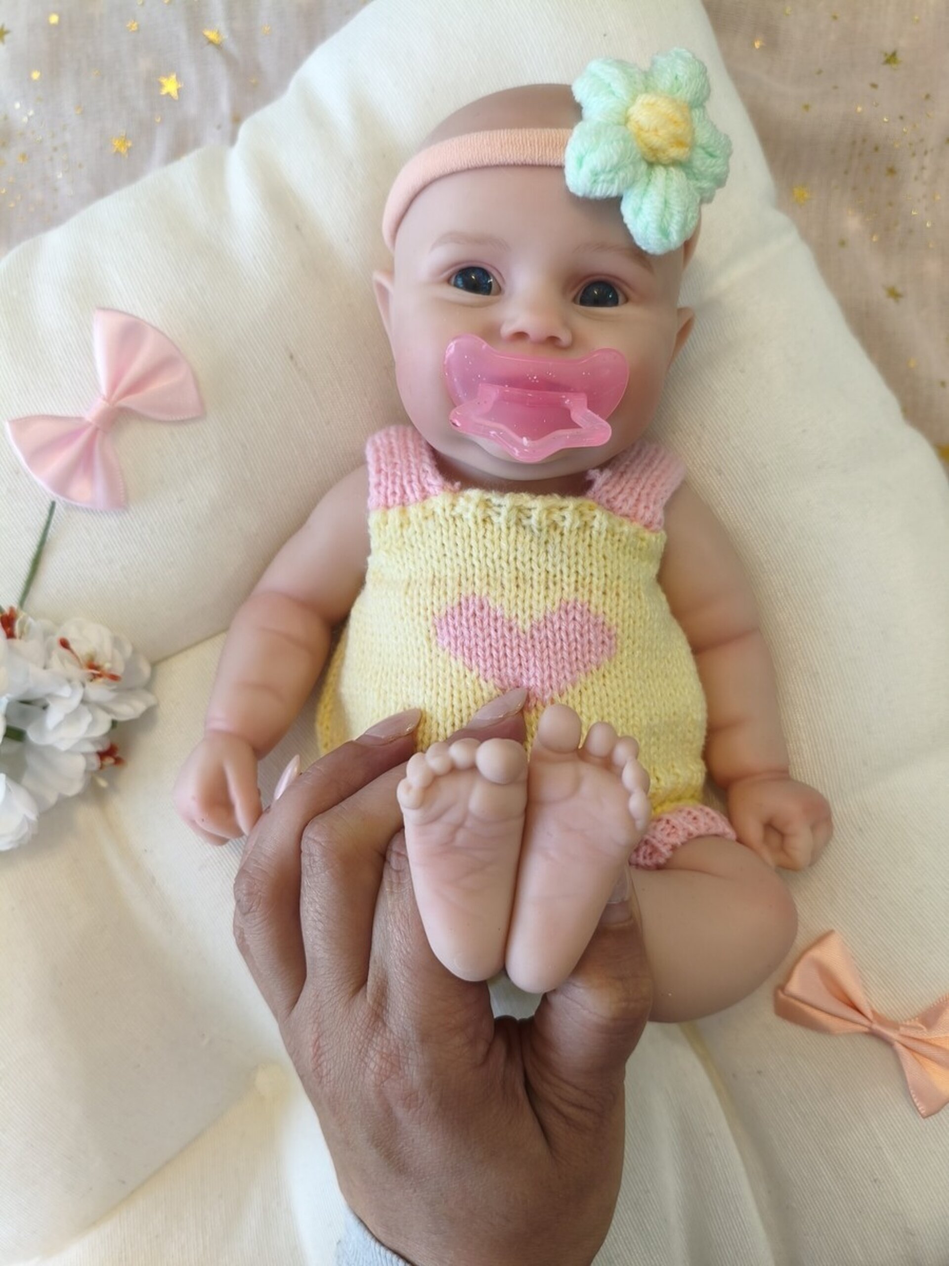 Bebé Reborn Laura - 30 cm de Silicona Blanda Realista - 5