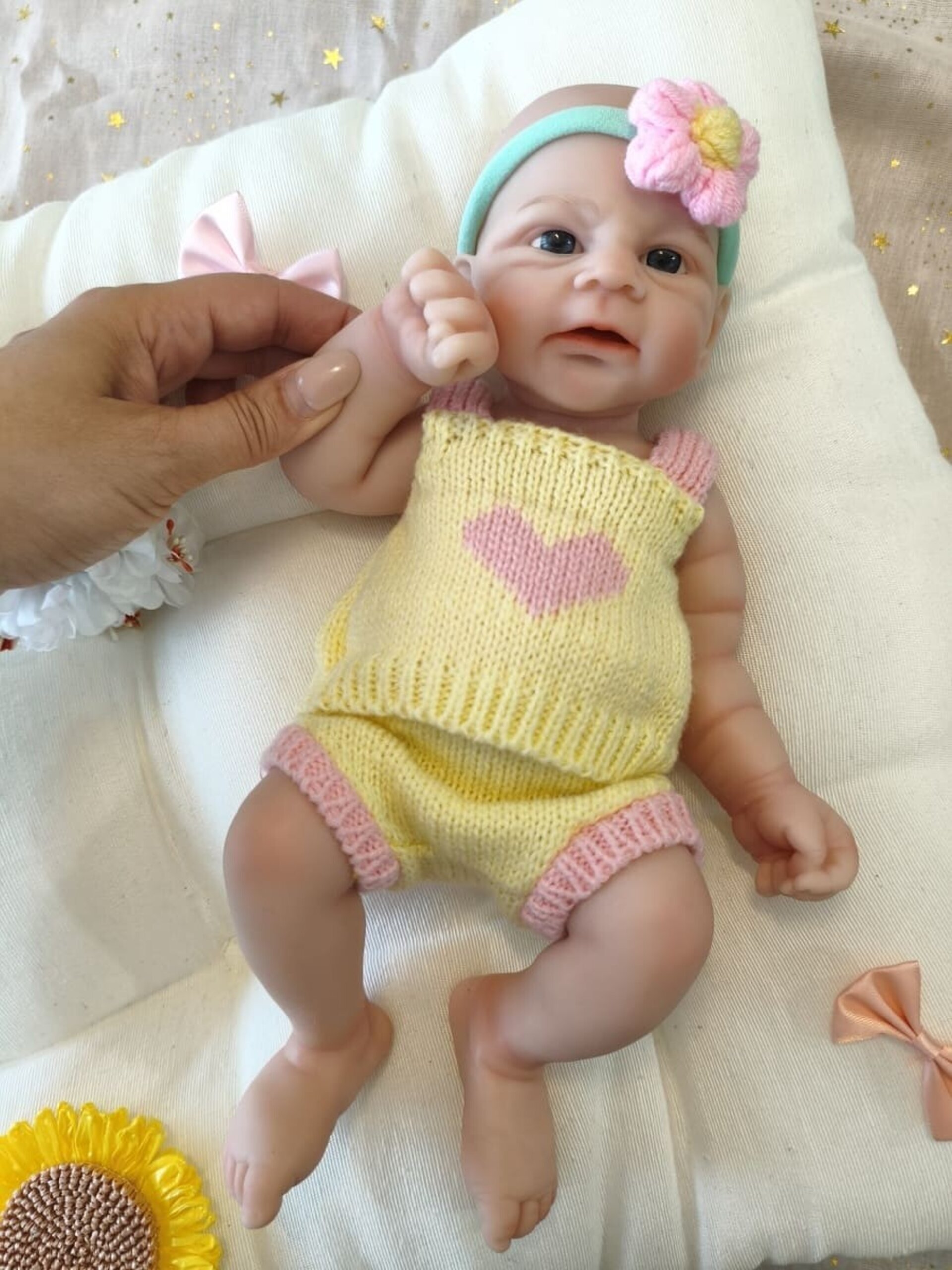 Bebé Reborn Maira - 30 cm de Silicona Blanda Realista - 3