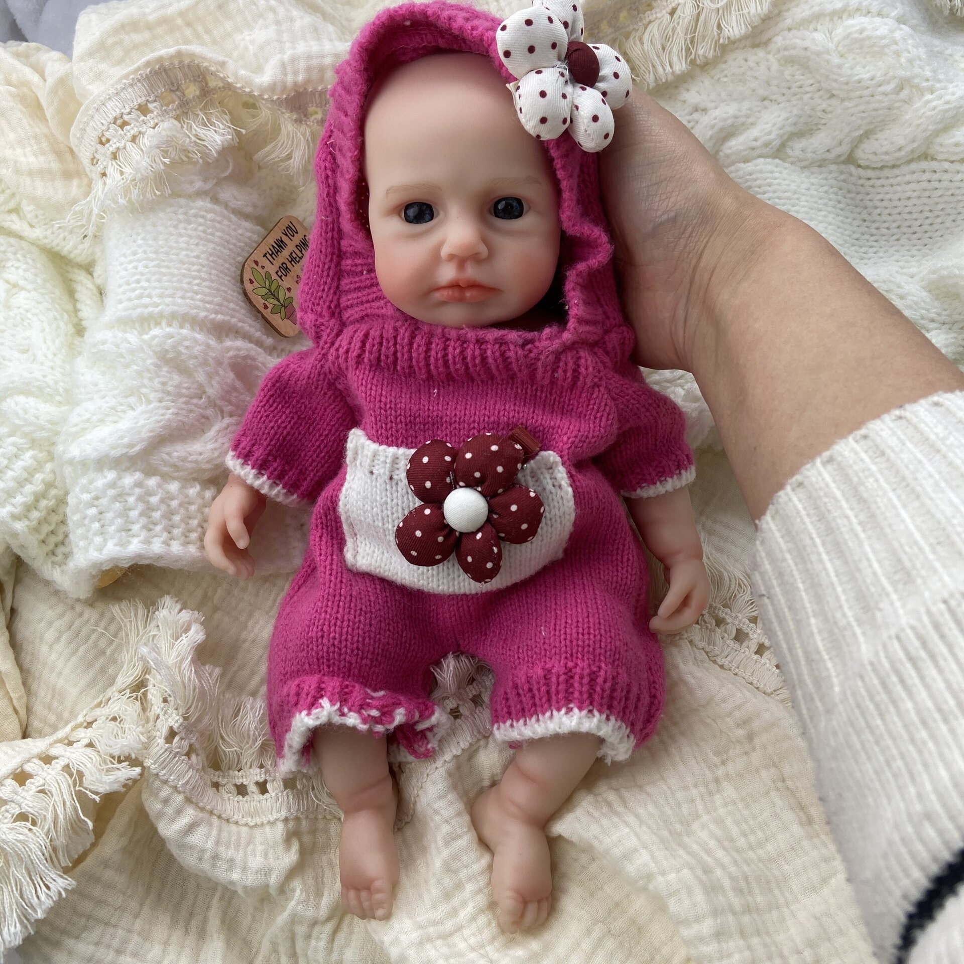 Bebé Reborn Alba - 30 cm de Silicona Blanda Realista - 2