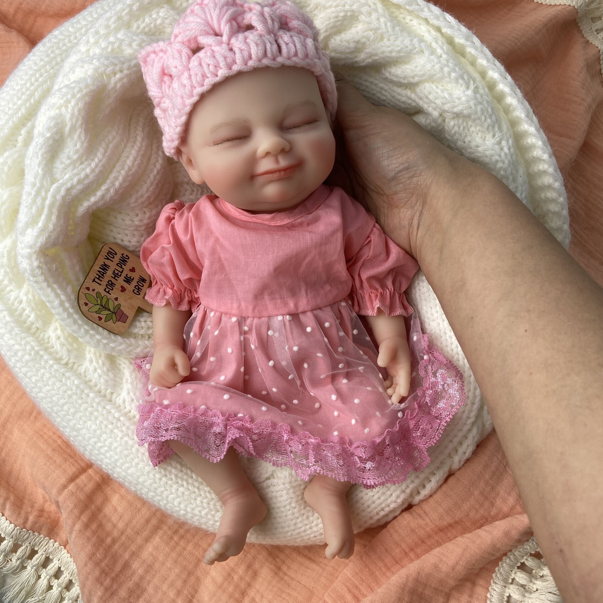 Bebé Reborn Iris - 30 cm de Silicona Blanda Realista - 6