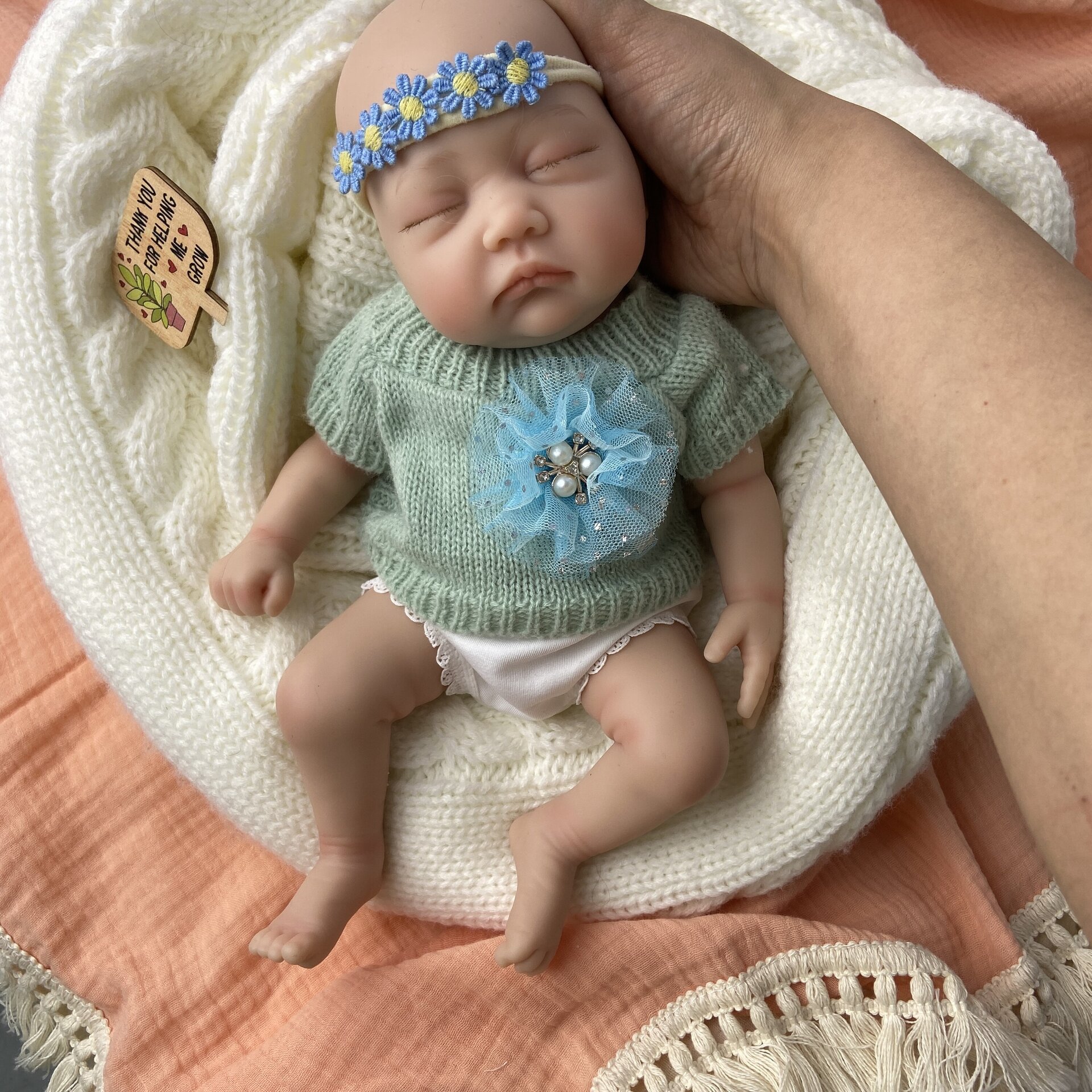 Bebé Reborn Gala - 30 cm de Silicona Blanda Realista - 7